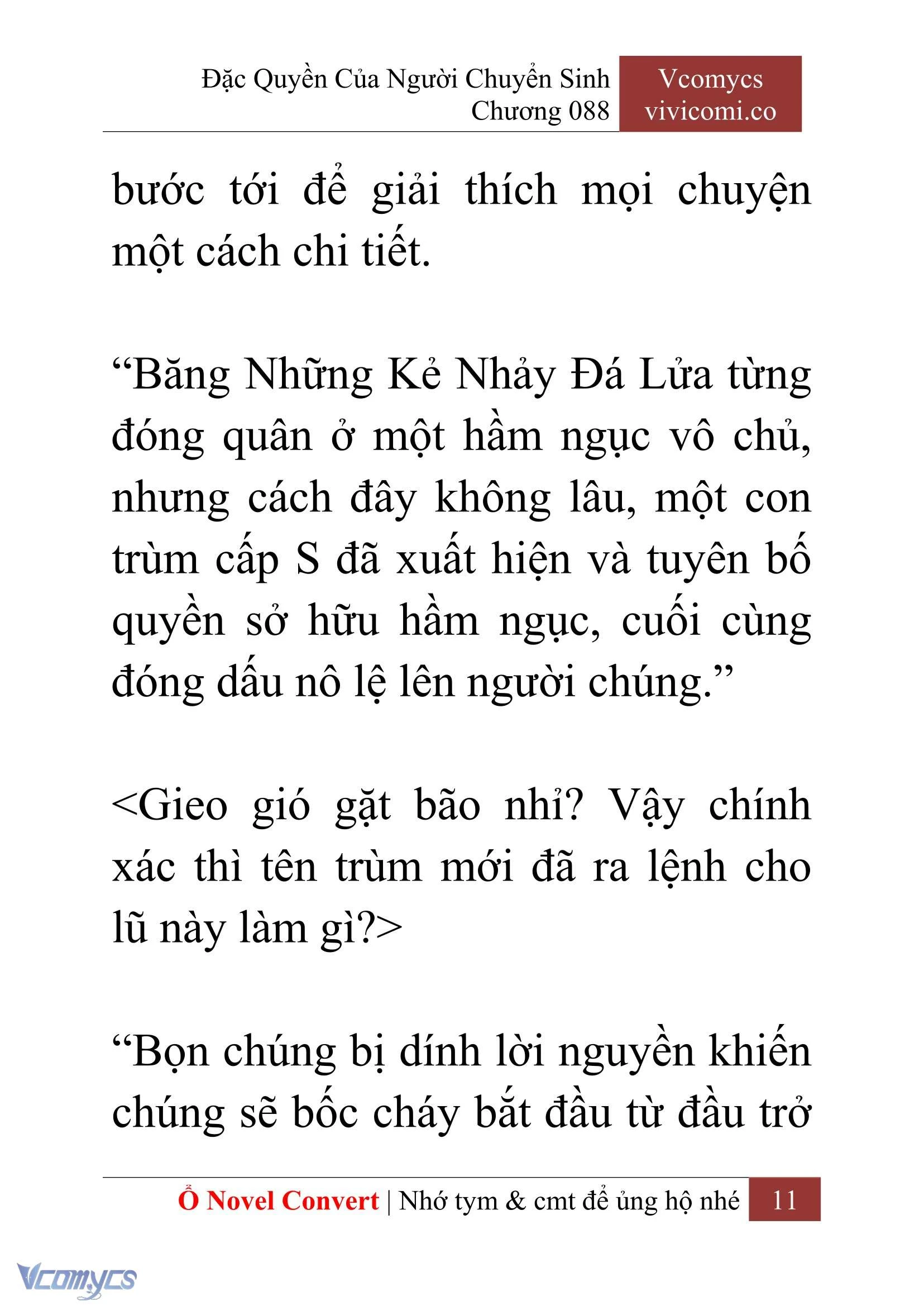 [Novel] Đặc Quyền Của Người Chuyển Sinh Chapter  88 - 13
