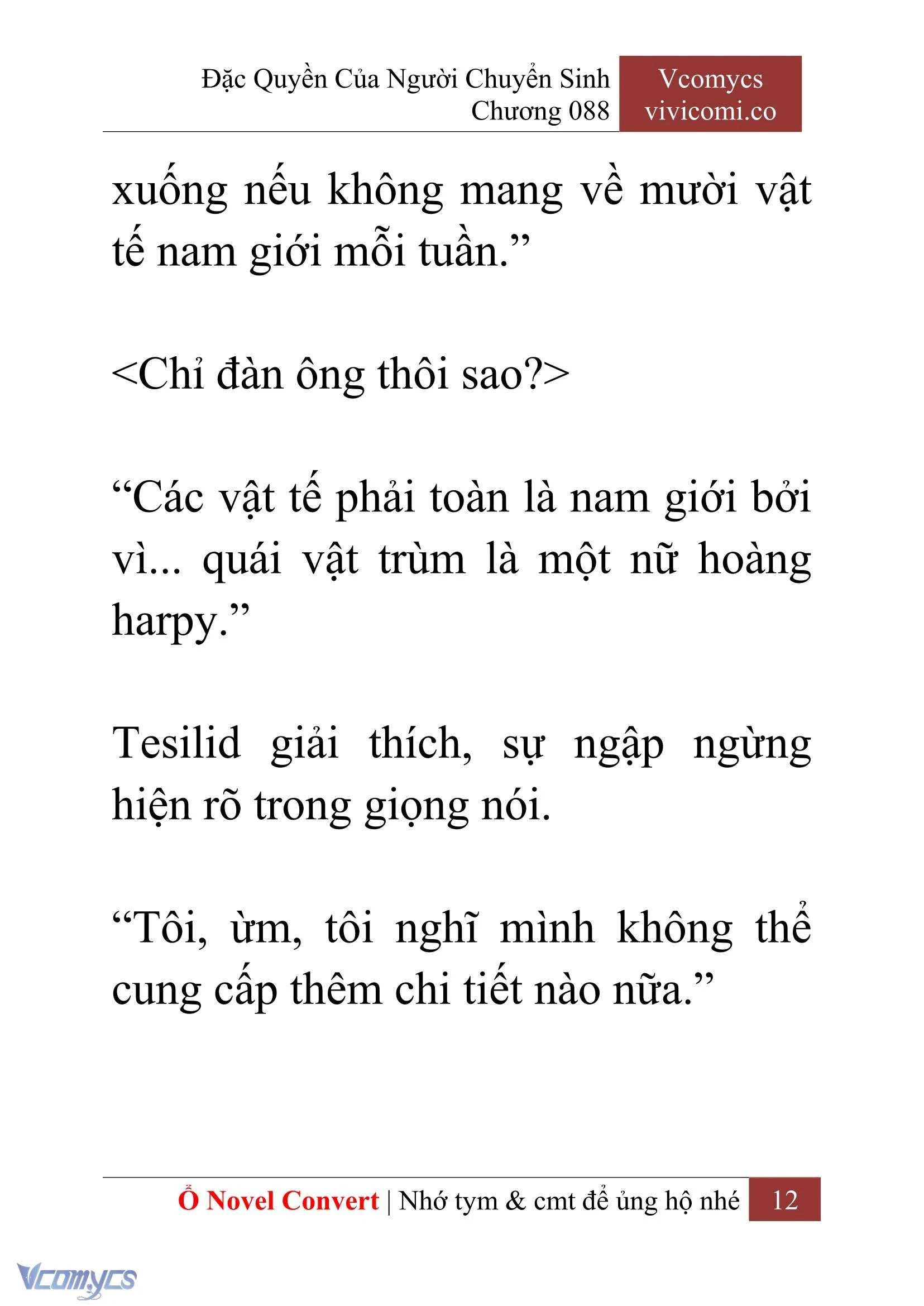 [Novel] Đặc Quyền Của Người Chuyển Sinh Chapter  88 - 14