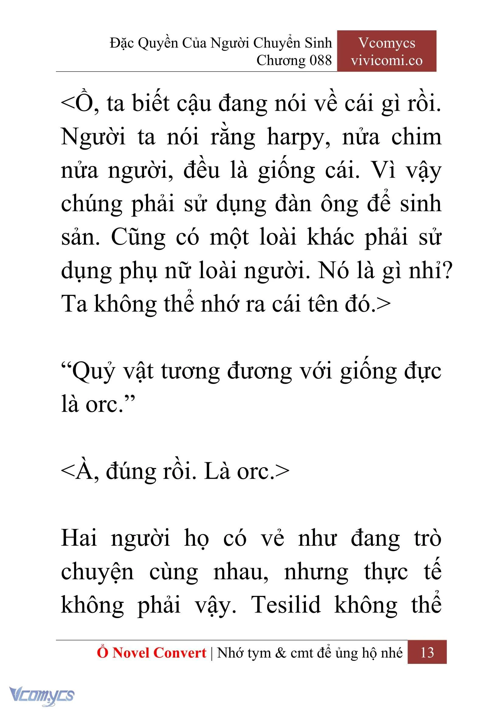 [Novel] Đặc Quyền Của Người Chuyển Sinh Chapter  88 - 15