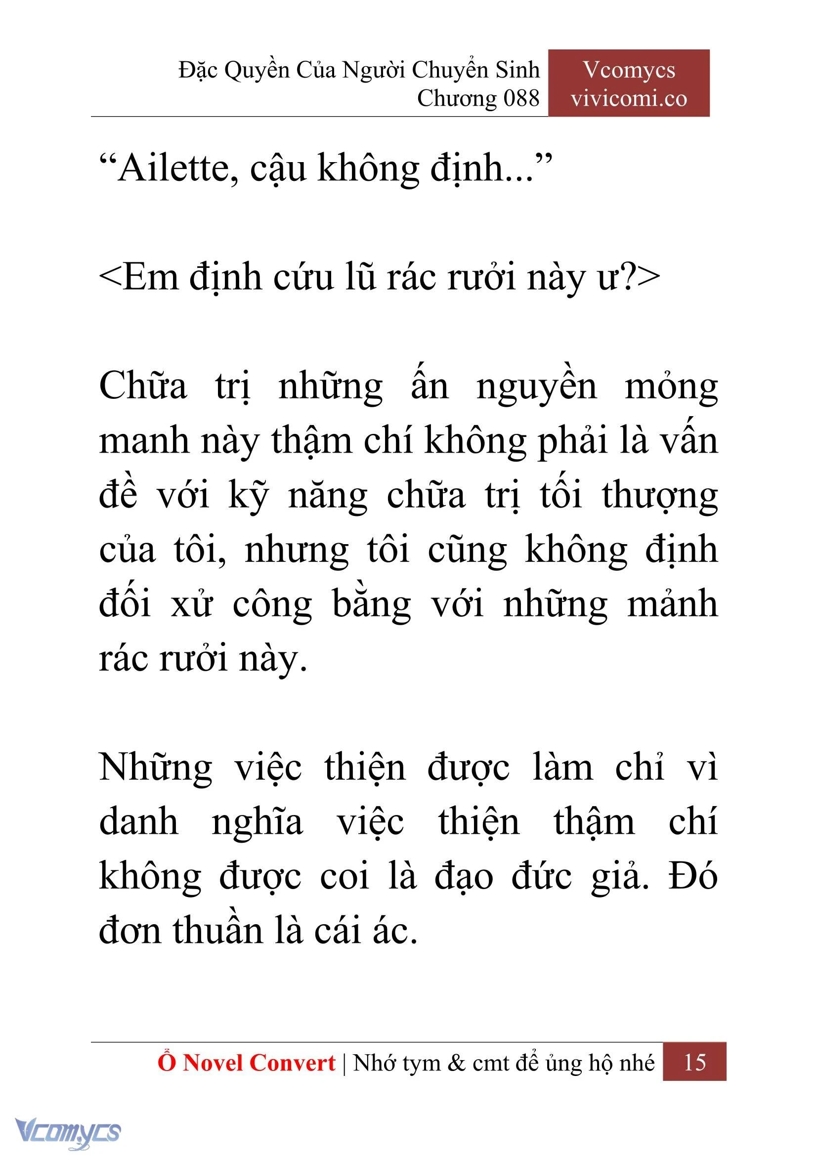 [Novel] Đặc Quyền Của Người Chuyển Sinh Chapter  88 - 17