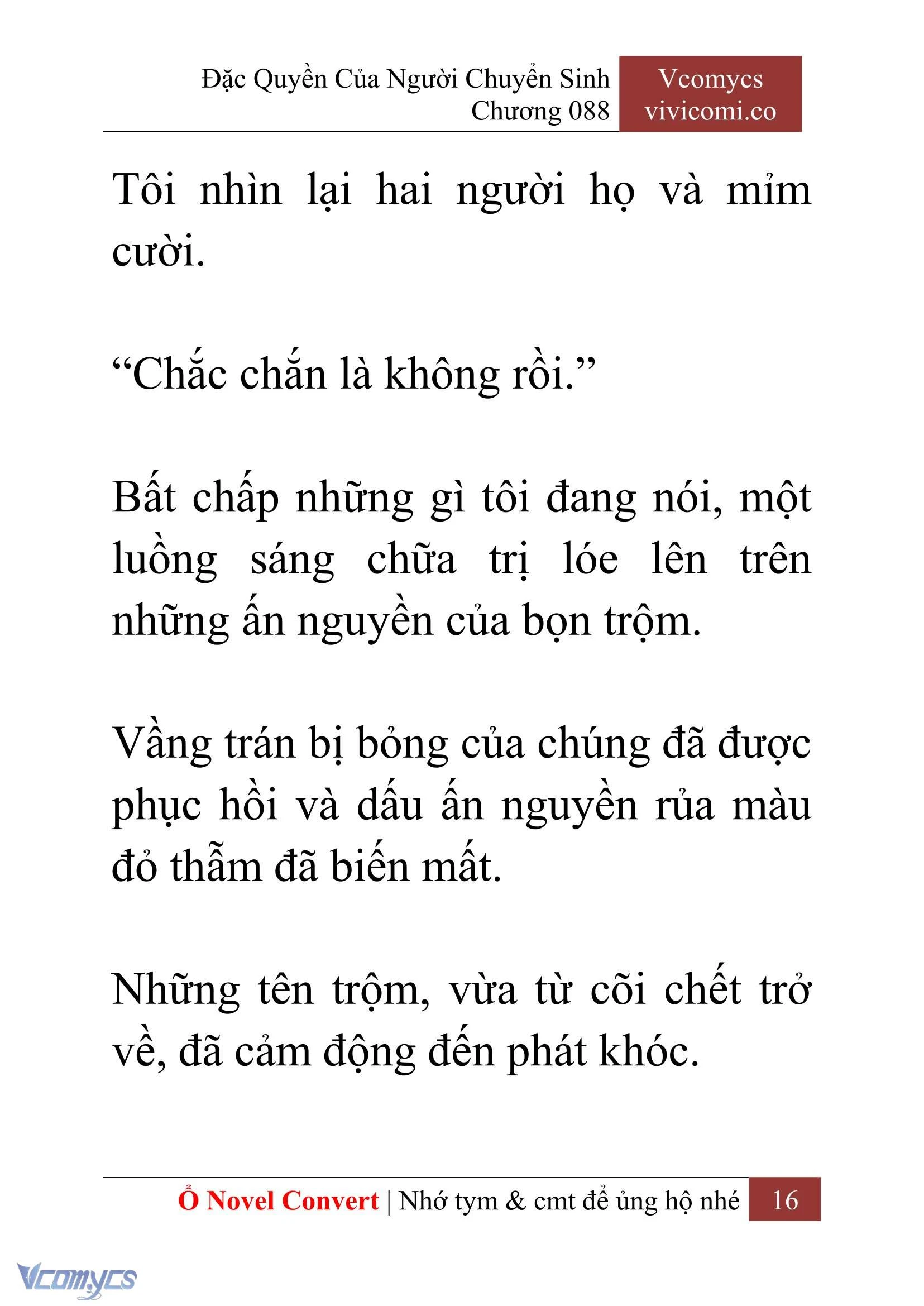 [Novel] Đặc Quyền Của Người Chuyển Sinh Chapter  88 - 18