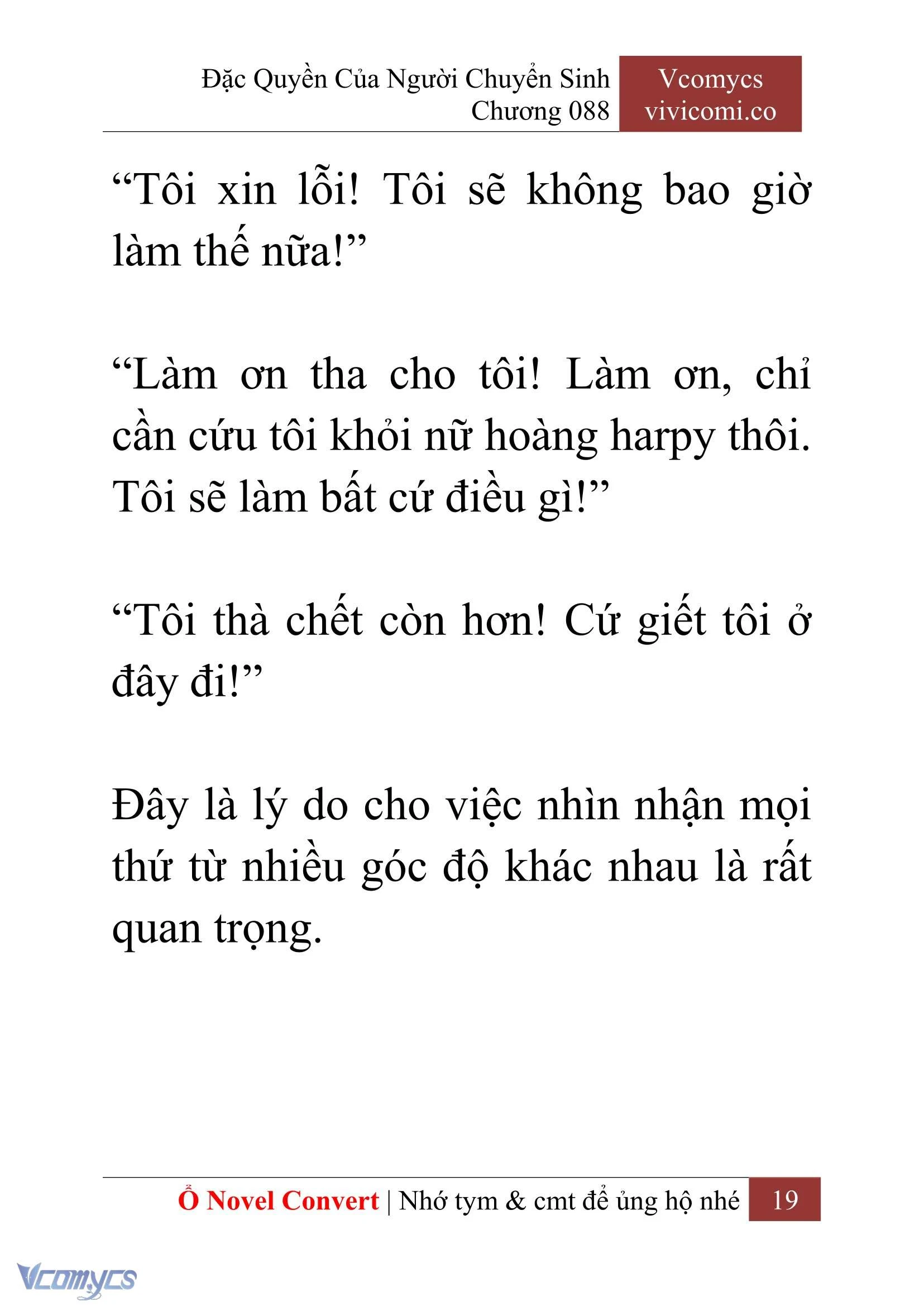 [Novel] Đặc Quyền Của Người Chuyển Sinh Chapter  88 - 21