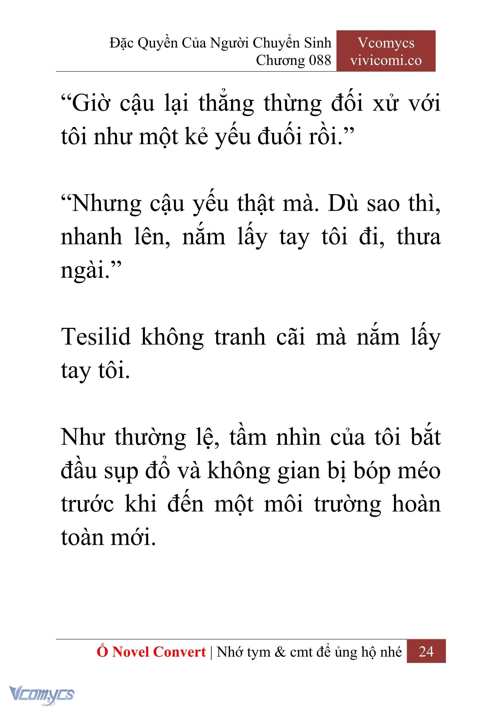 [Novel] Đặc Quyền Của Người Chuyển Sinh Chapter  88 - 26