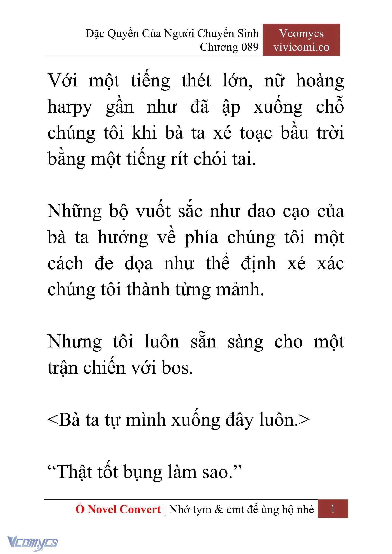 [Novel] Đặc Quyền Của Người Chuyển Sinh Chapter  89 - 3