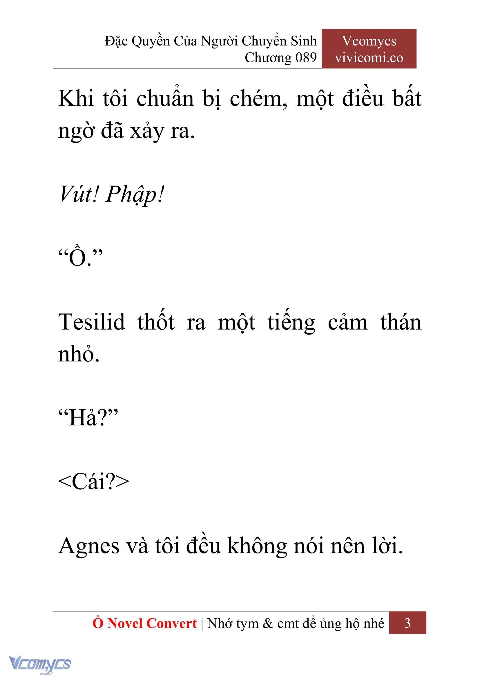 [Novel] Đặc Quyền Của Người Chuyển Sinh Chapter  89 - 5