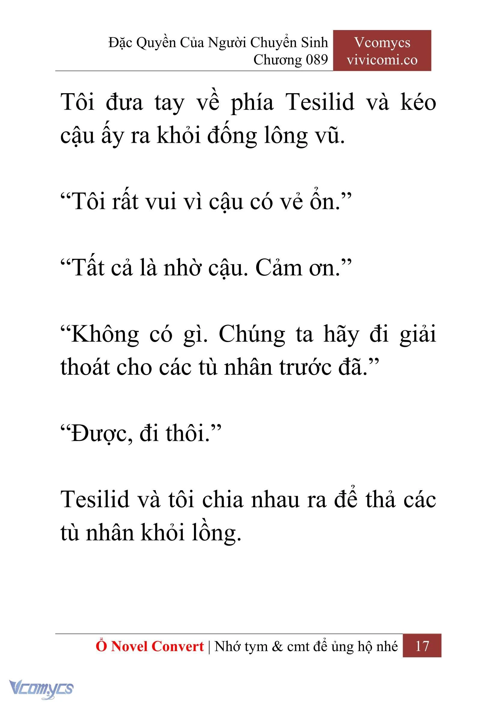 [Novel] Đặc Quyền Của Người Chuyển Sinh Chapter  89 - 19