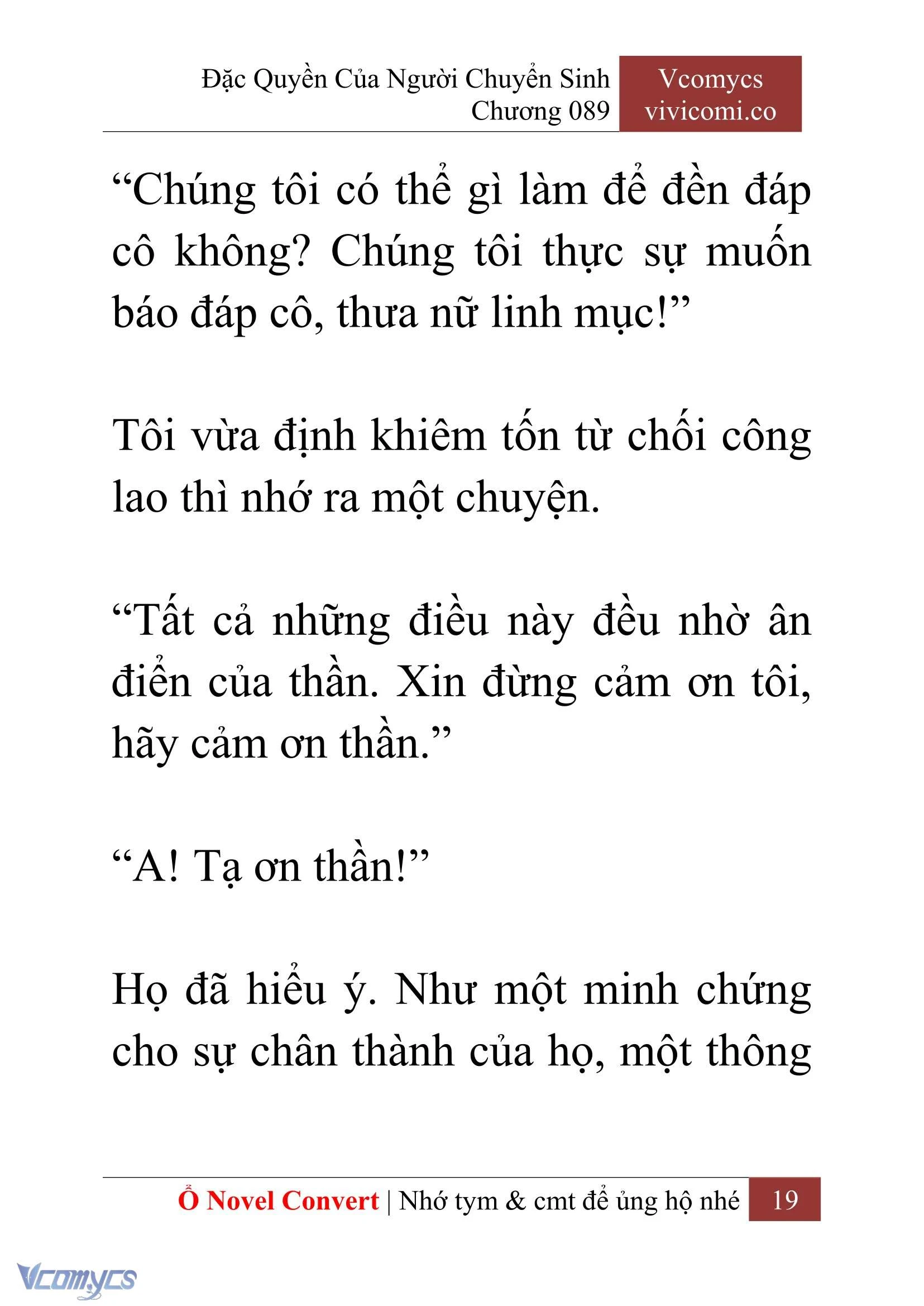 [Novel] Đặc Quyền Của Người Chuyển Sinh Chapter  89 - 21