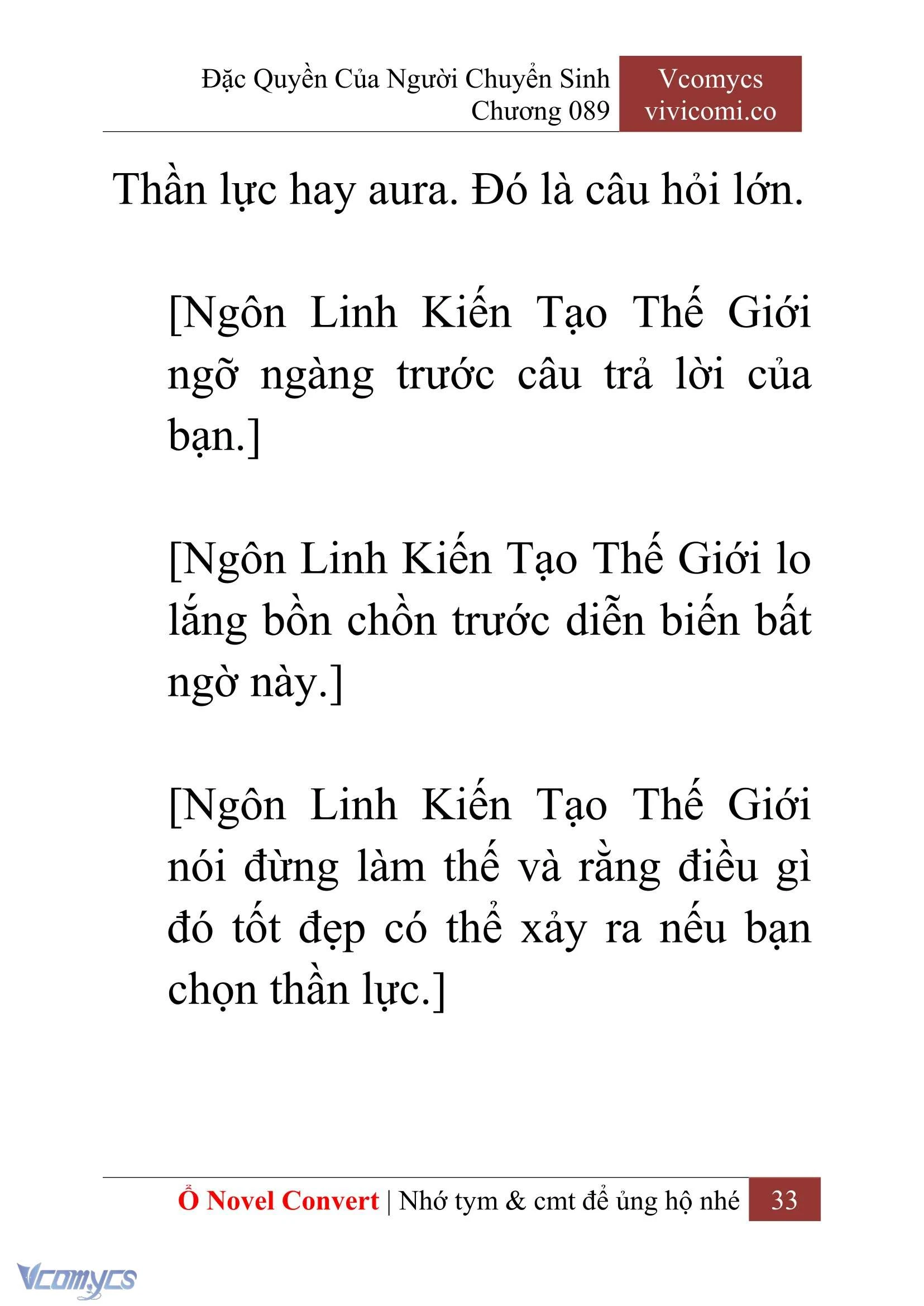 [Novel] Đặc Quyền Của Người Chuyển Sinh Chapter  89 - 35