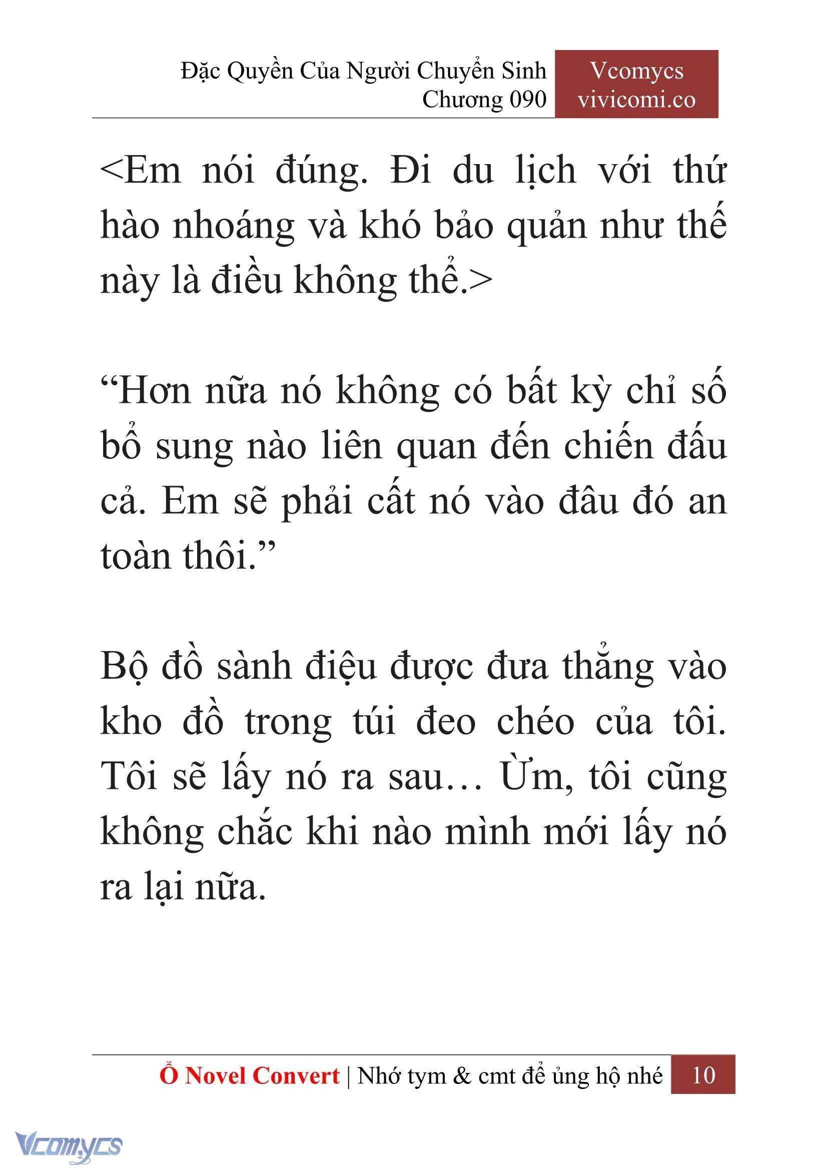 [Novel] Đặc Quyền Của Người Chuyển Sinh Chapter  90 - 12