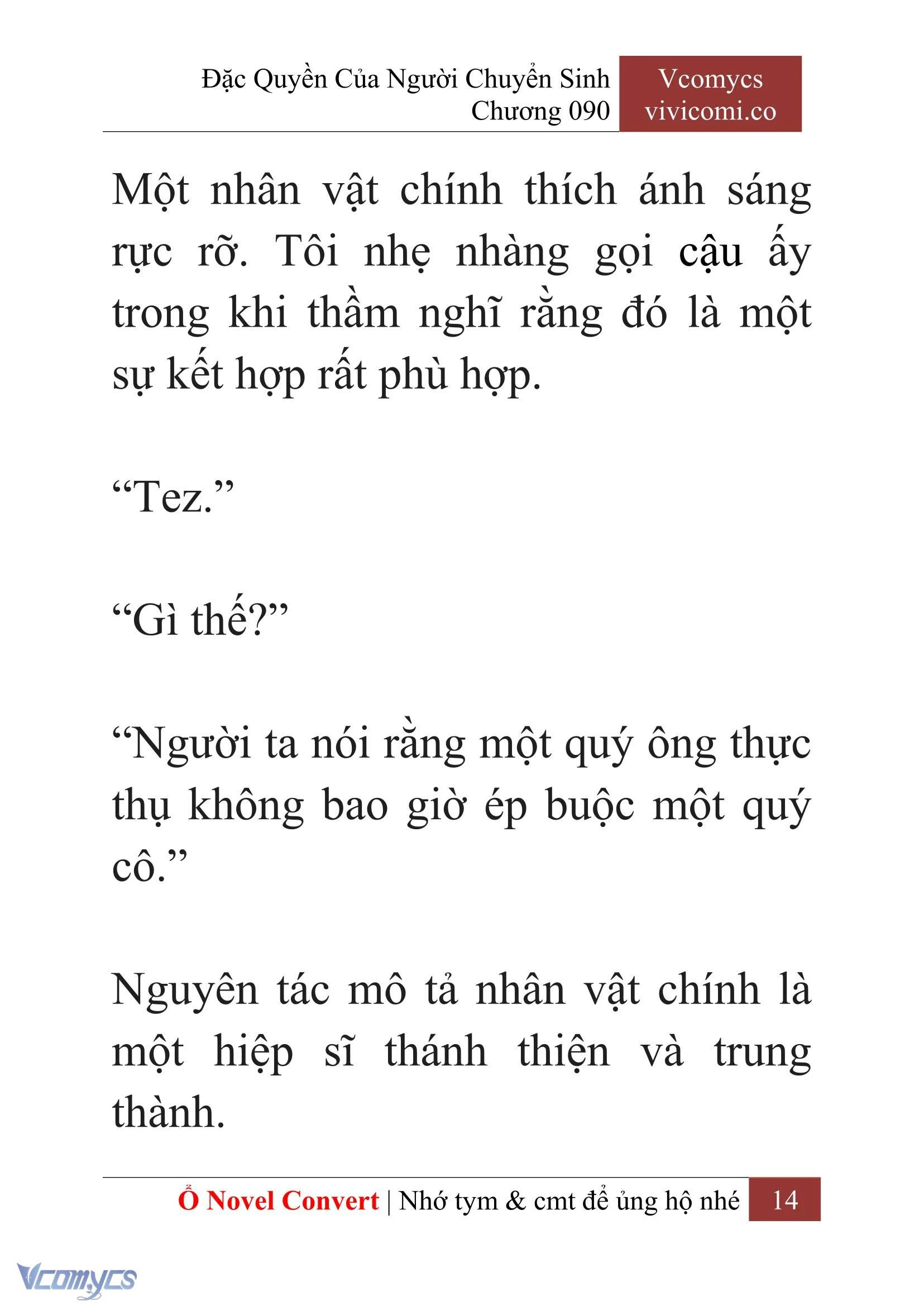 [Novel] Đặc Quyền Của Người Chuyển Sinh Chapter  90 - 16