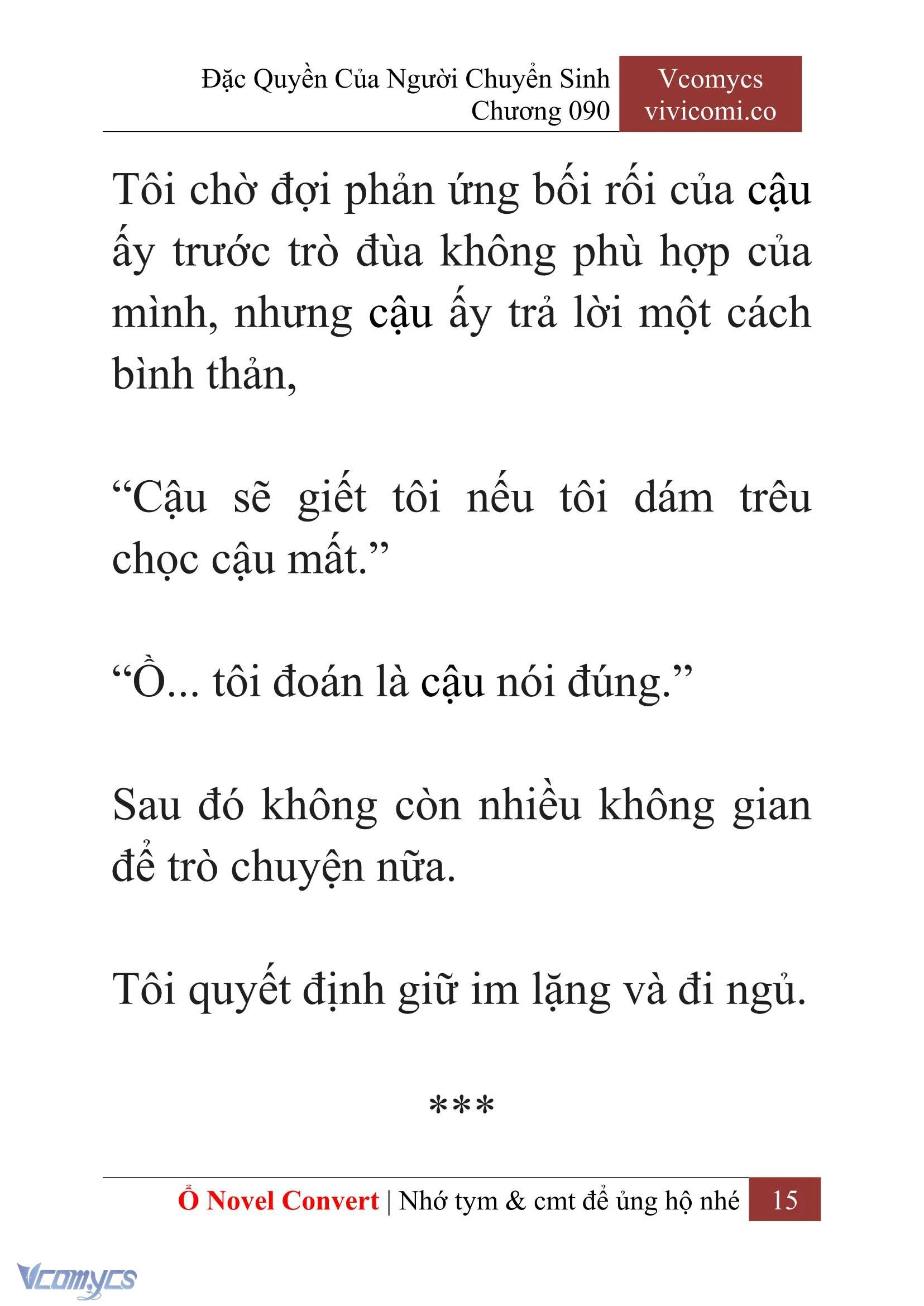 [Novel] Đặc Quyền Của Người Chuyển Sinh Chapter  90 - 17