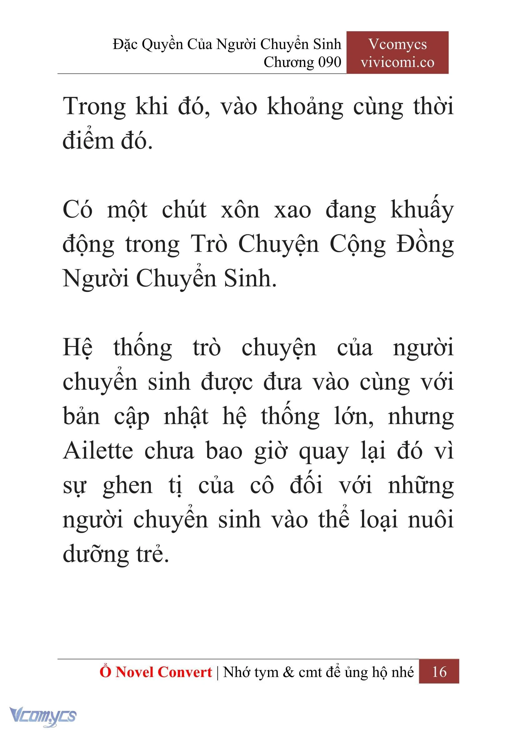 [Novel] Đặc Quyền Của Người Chuyển Sinh Chapter  90 - 18