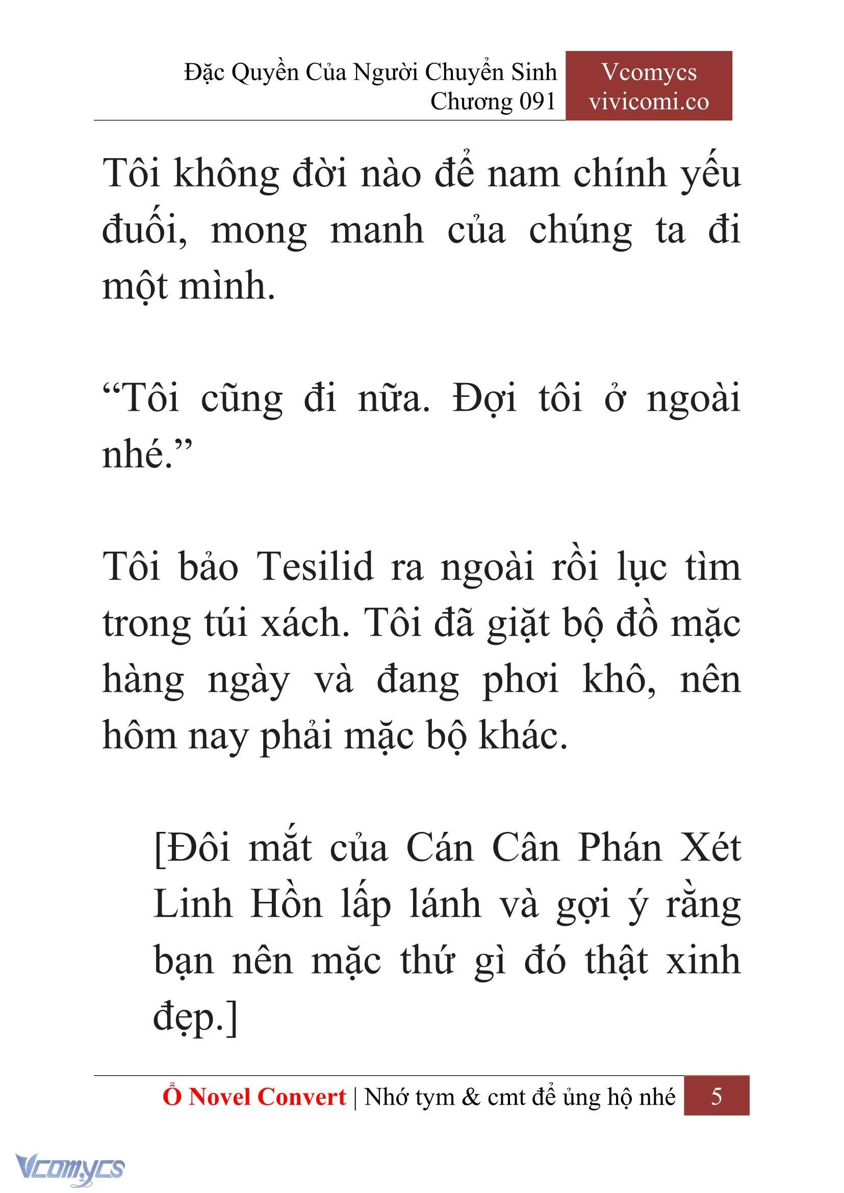 [Novel] Đặc Quyền Của Người Chuyển Sinh Chapter  91 - 7