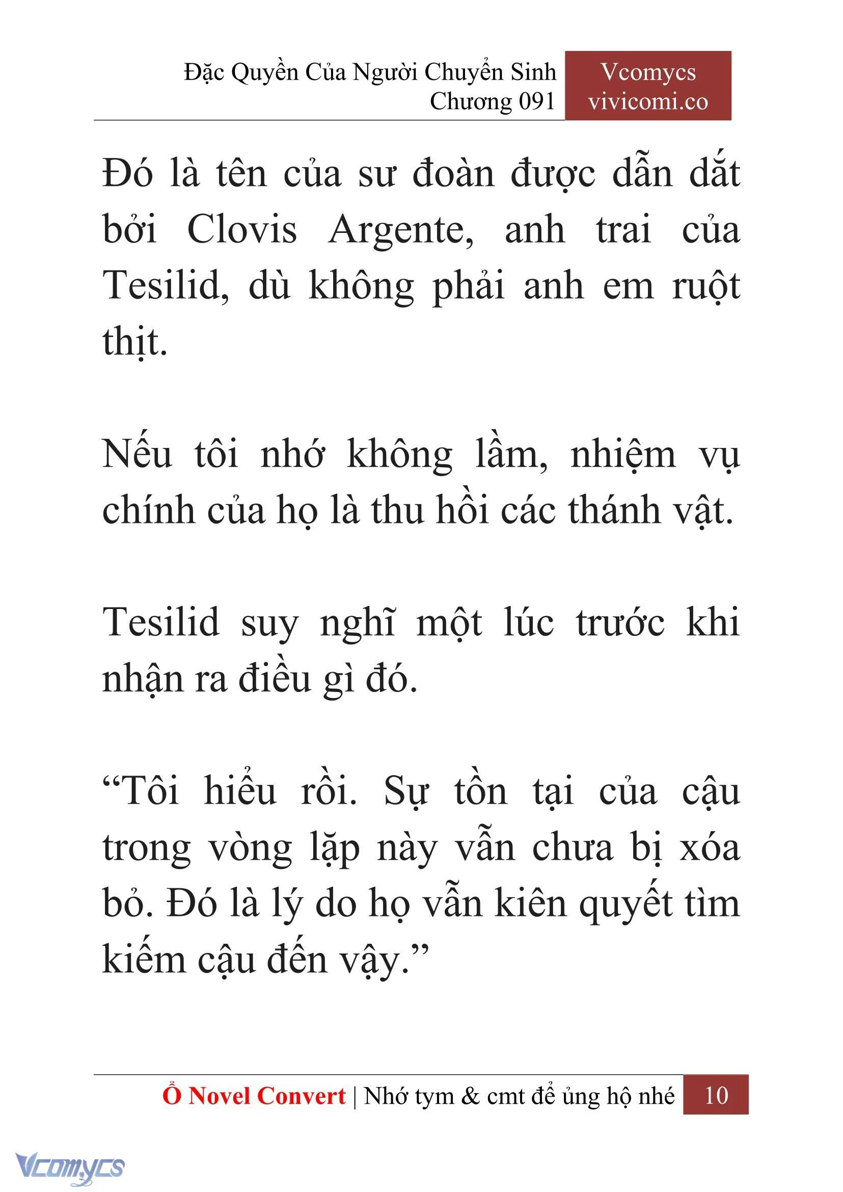 [Novel] Đặc Quyền Của Người Chuyển Sinh Chapter  91 - 12