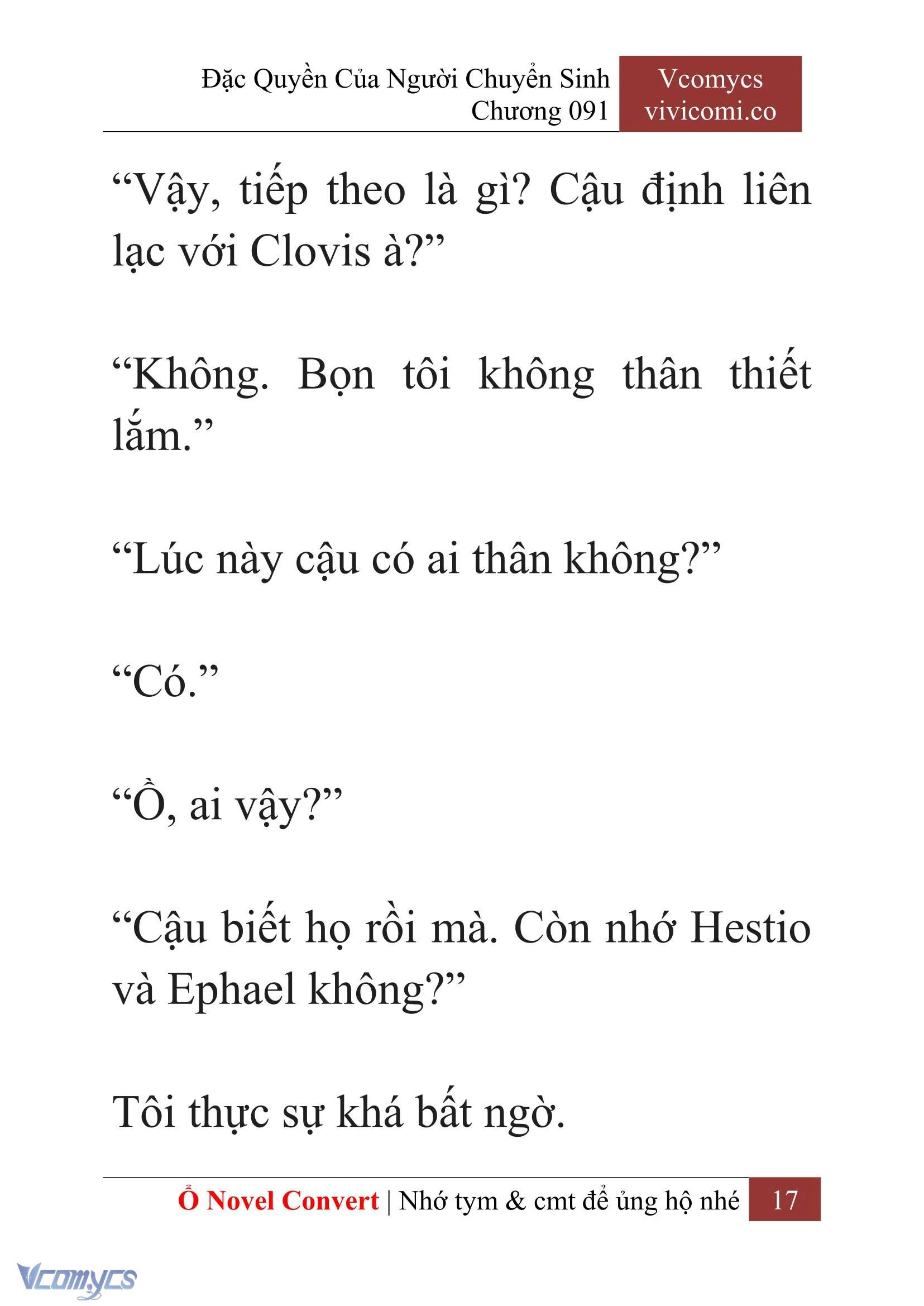 [Novel] Đặc Quyền Của Người Chuyển Sinh Chapter  91 - 19