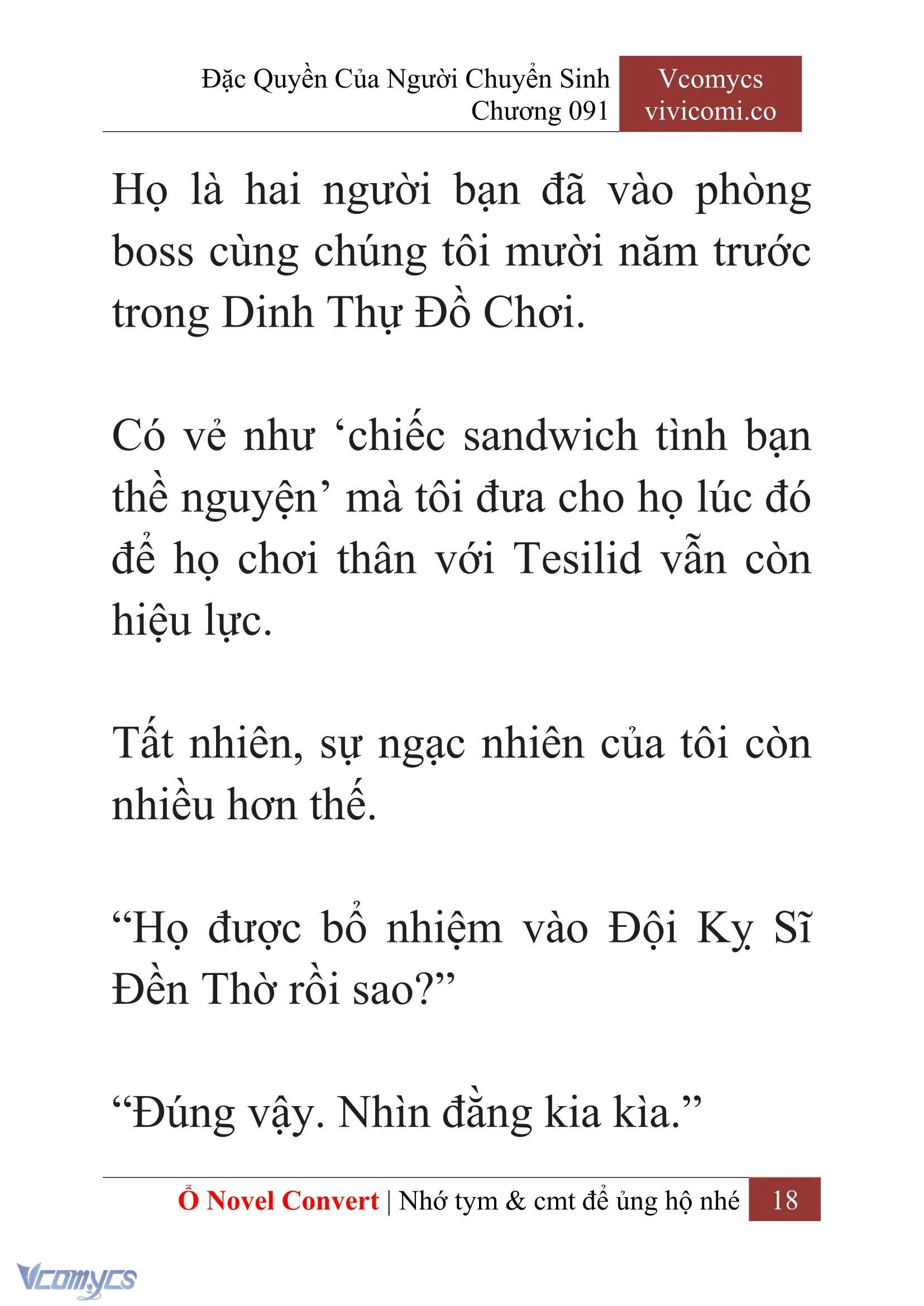 [Novel] Đặc Quyền Của Người Chuyển Sinh Chapter  91 - 20