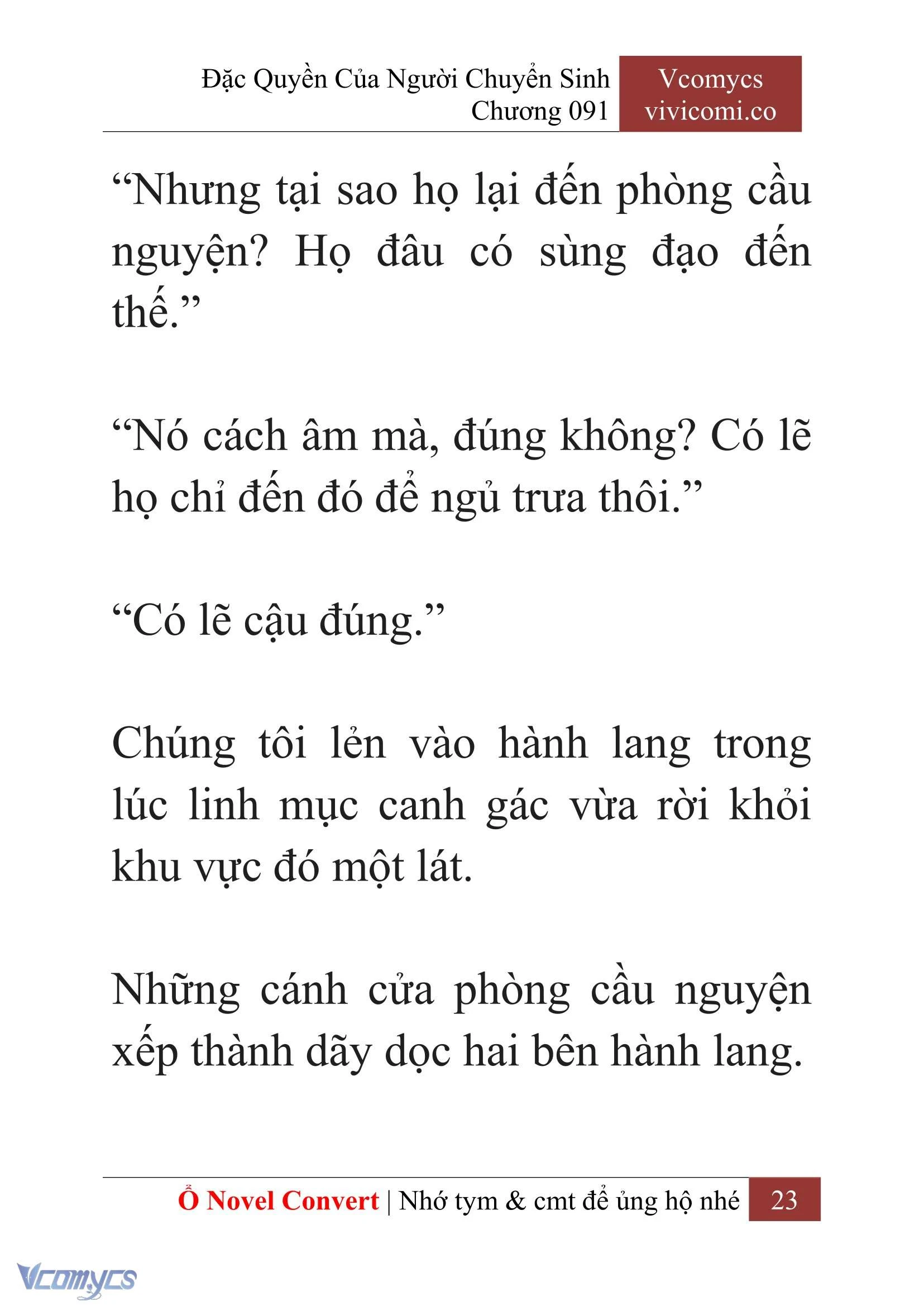 [Novel] Đặc Quyền Của Người Chuyển Sinh Chapter  91 - 25