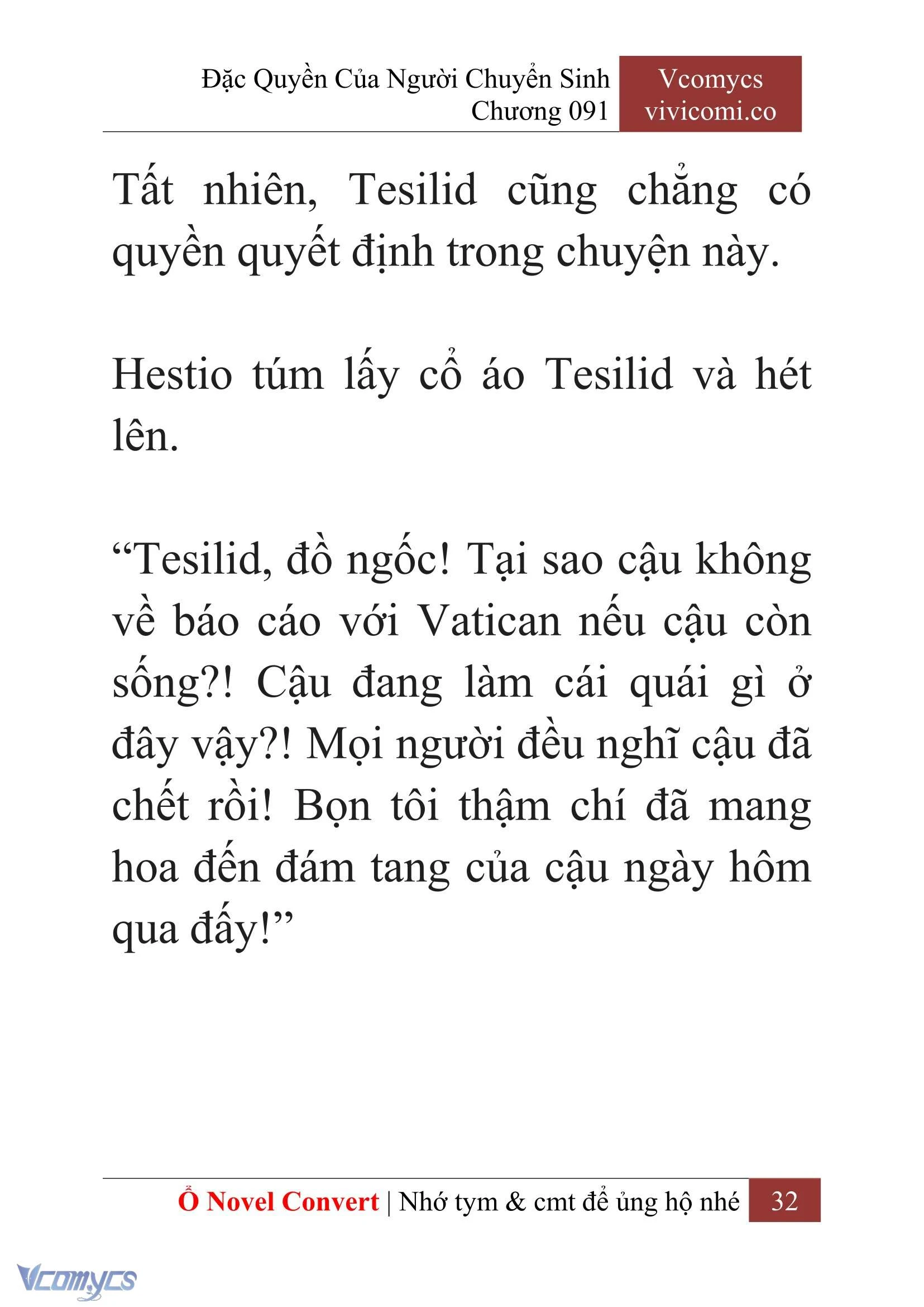 [Novel] Đặc Quyền Của Người Chuyển Sinh Chapter  91 - 34