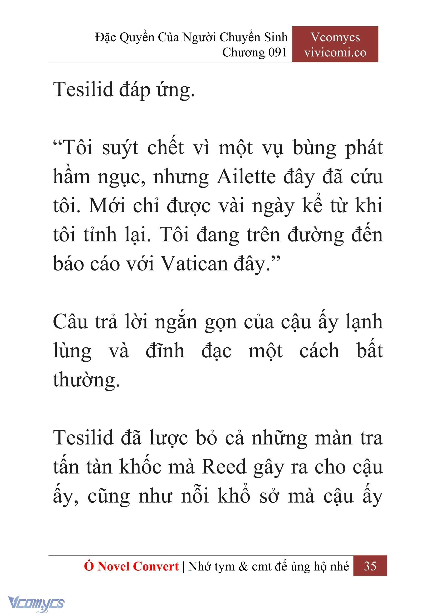 [Novel] Đặc Quyền Của Người Chuyển Sinh Chapter  91 - 37