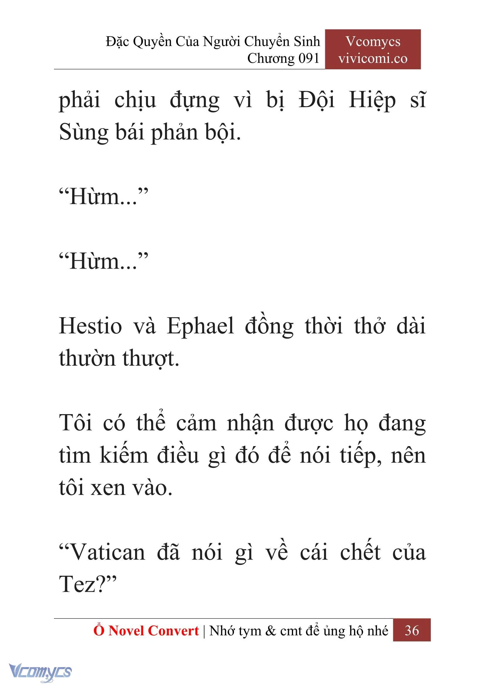 [Novel] Đặc Quyền Của Người Chuyển Sinh Chapter  91 - 38