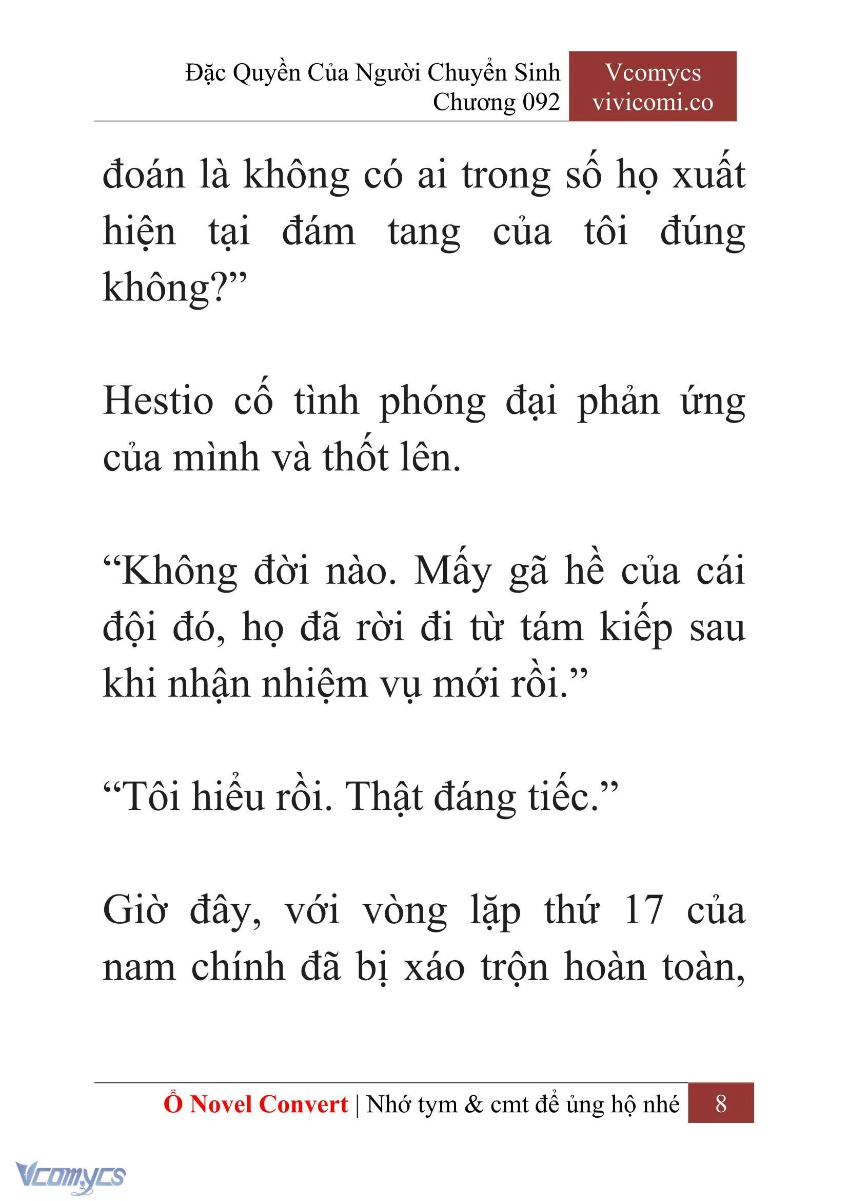 [Novel] Đặc Quyền Của Người Chuyển Sinh Chapter  92 - 10