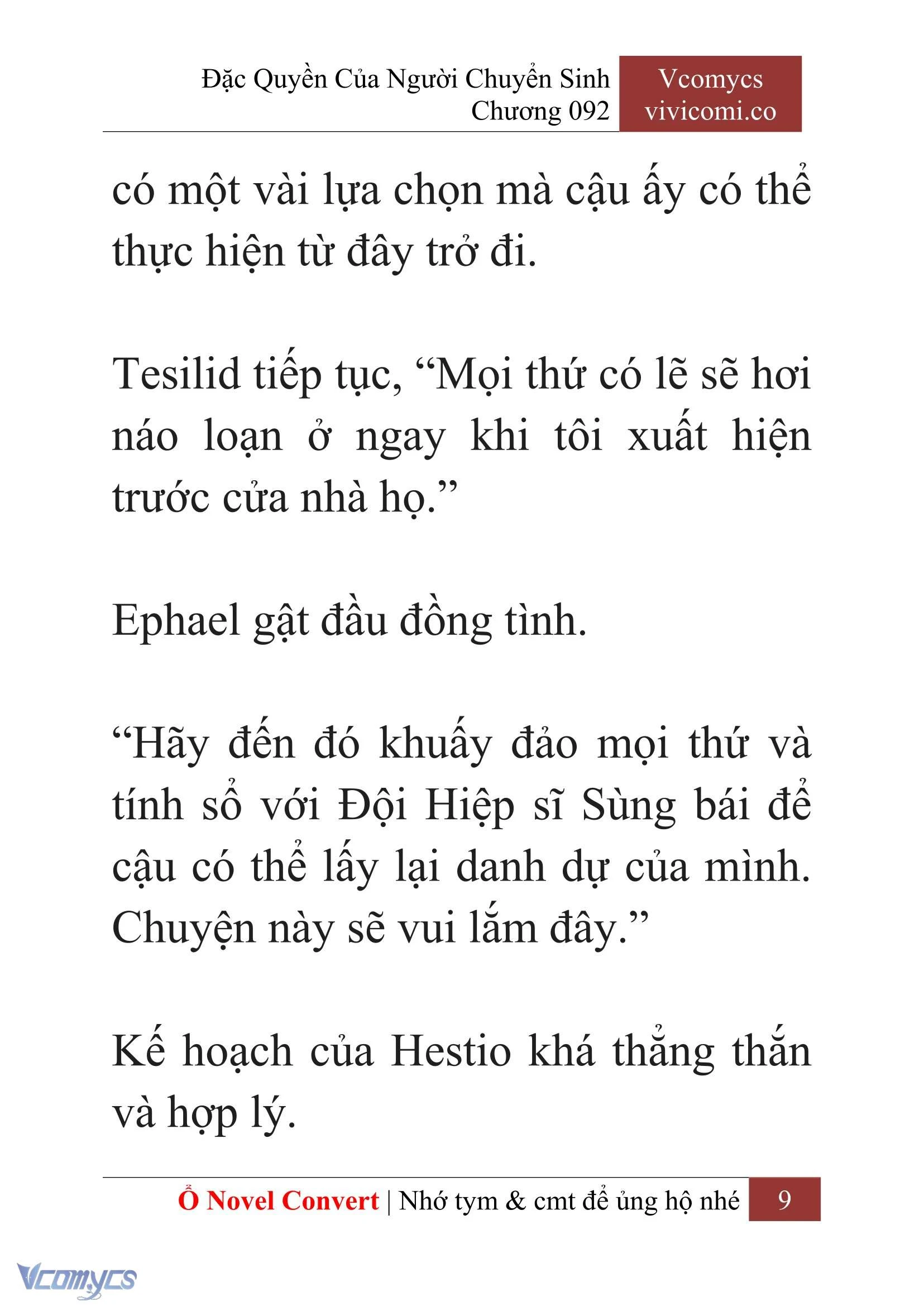 [Novel] Đặc Quyền Của Người Chuyển Sinh Chapter  92 - 11