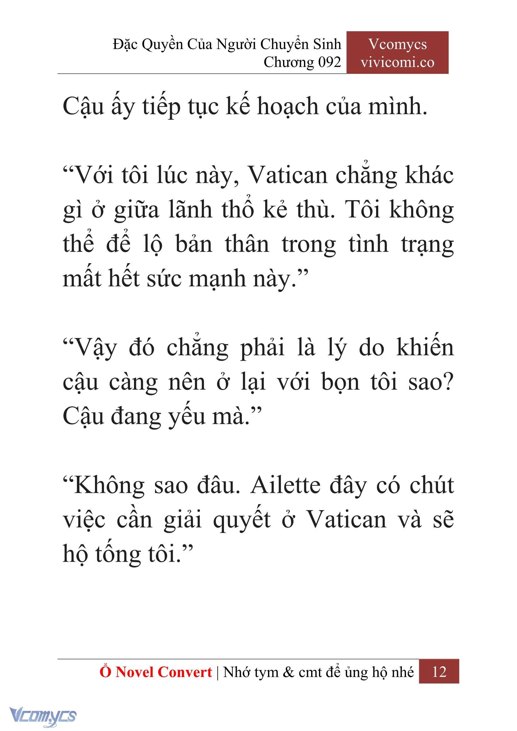 [Novel] Đặc Quyền Của Người Chuyển Sinh Chapter  92 - 14