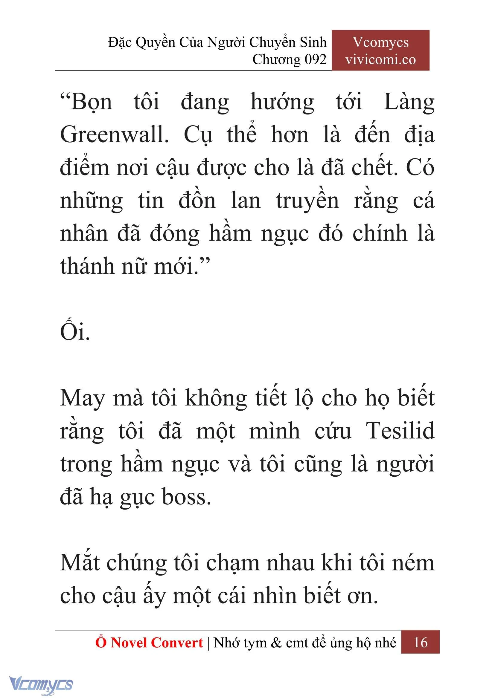[Novel] Đặc Quyền Của Người Chuyển Sinh Chapter  92 - 18