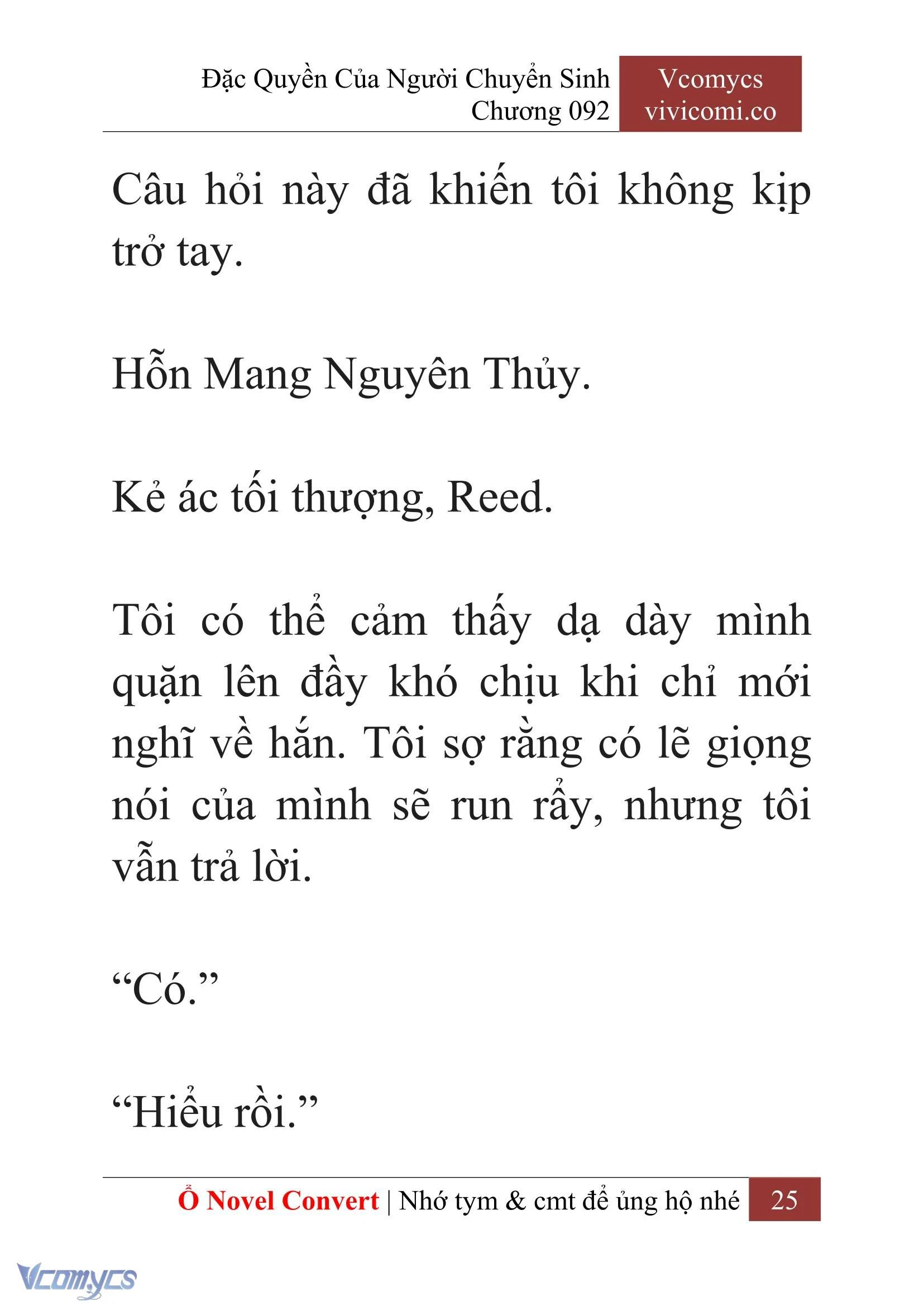 [Novel] Đặc Quyền Của Người Chuyển Sinh Chapter  92 - 27