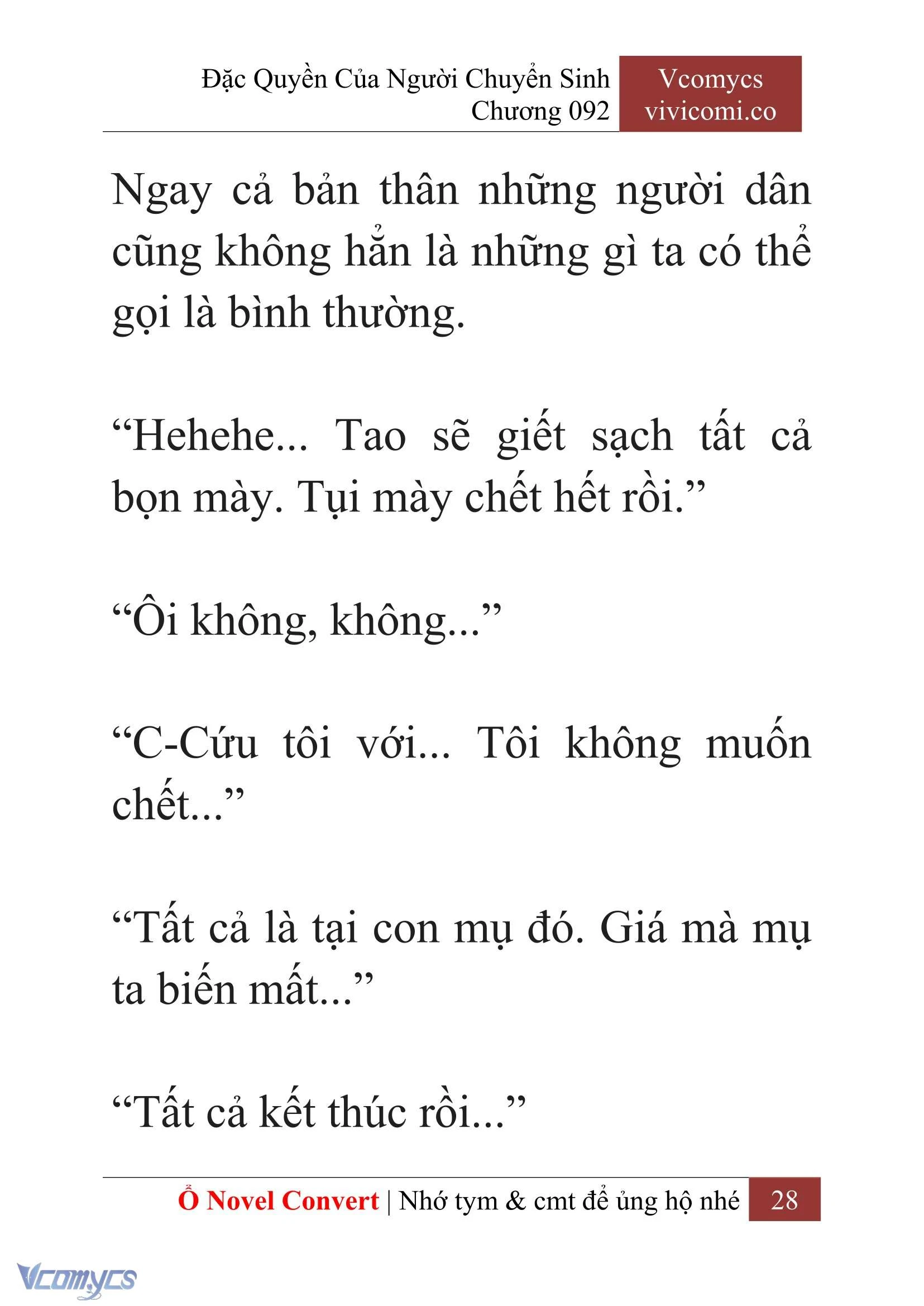 [Novel] Đặc Quyền Của Người Chuyển Sinh Chapter  92 - 30