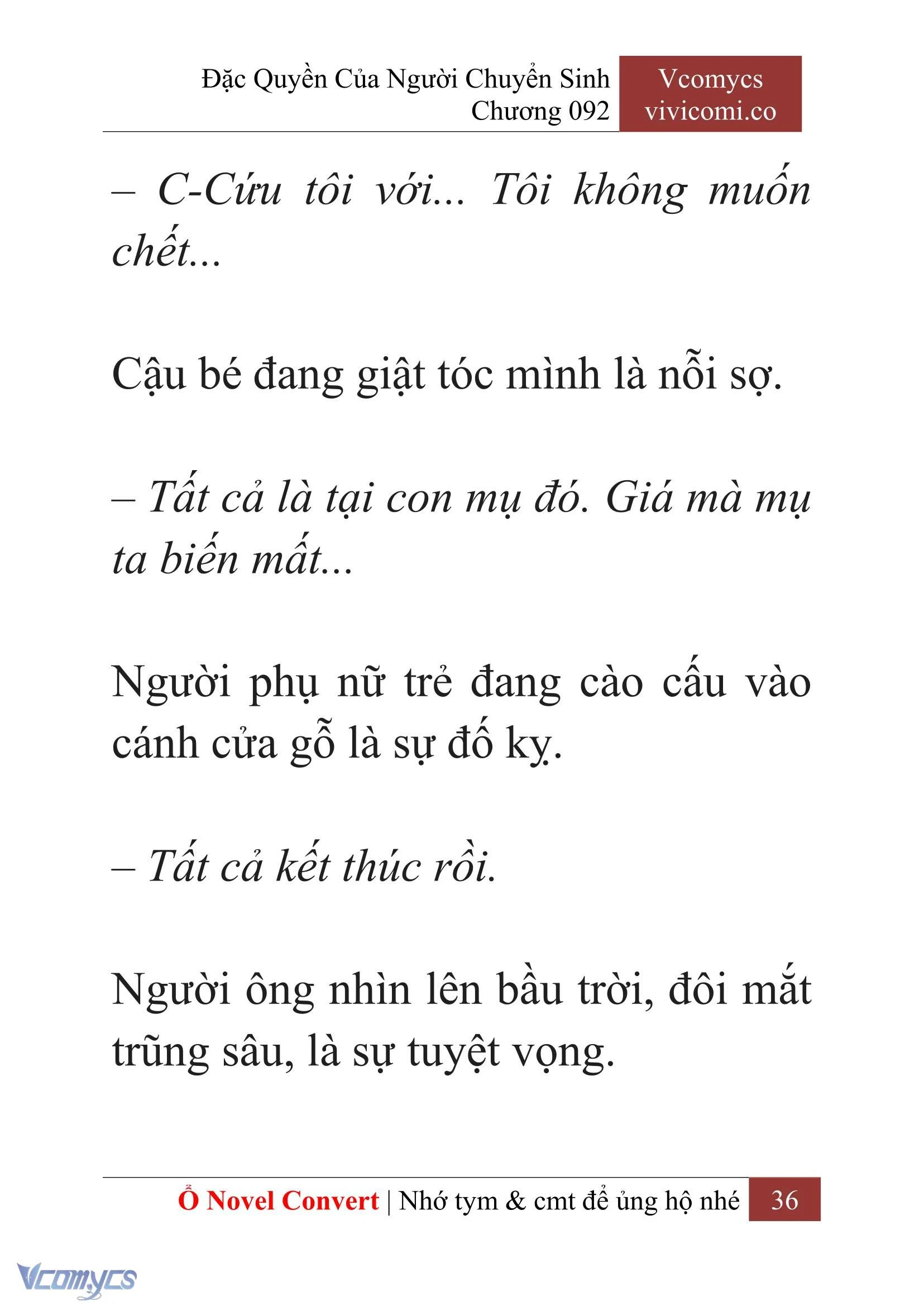 [Novel] Đặc Quyền Của Người Chuyển Sinh Chapter  92 - 38