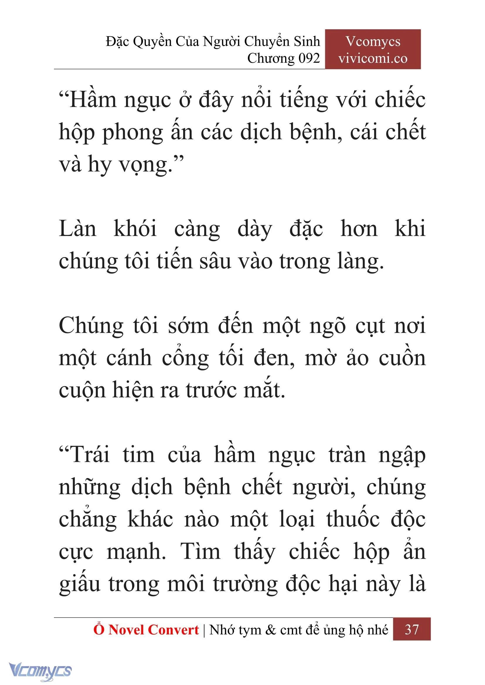 [Novel] Đặc Quyền Của Người Chuyển Sinh Chapter  92 - 39