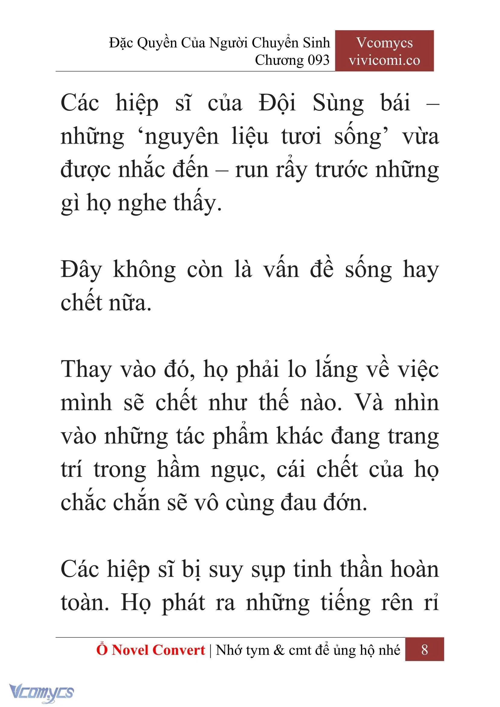 [Novel] Đặc Quyền Của Người Chuyển Sinh Chapter  93 - 10