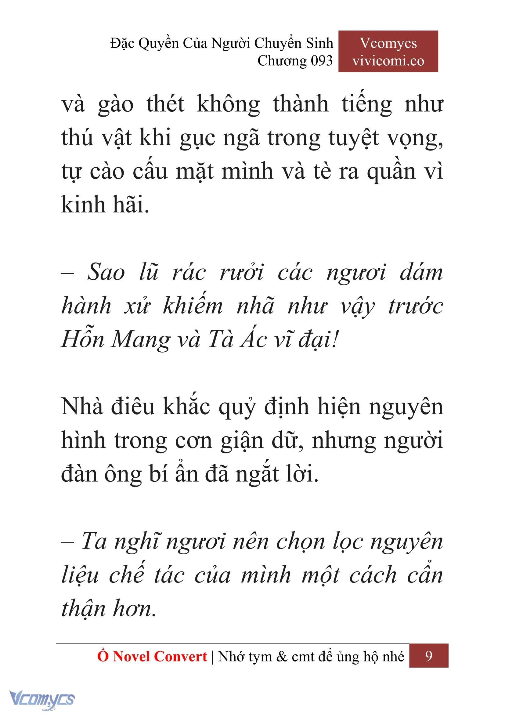 [Novel] Đặc Quyền Của Người Chuyển Sinh Chapter  93 - 11