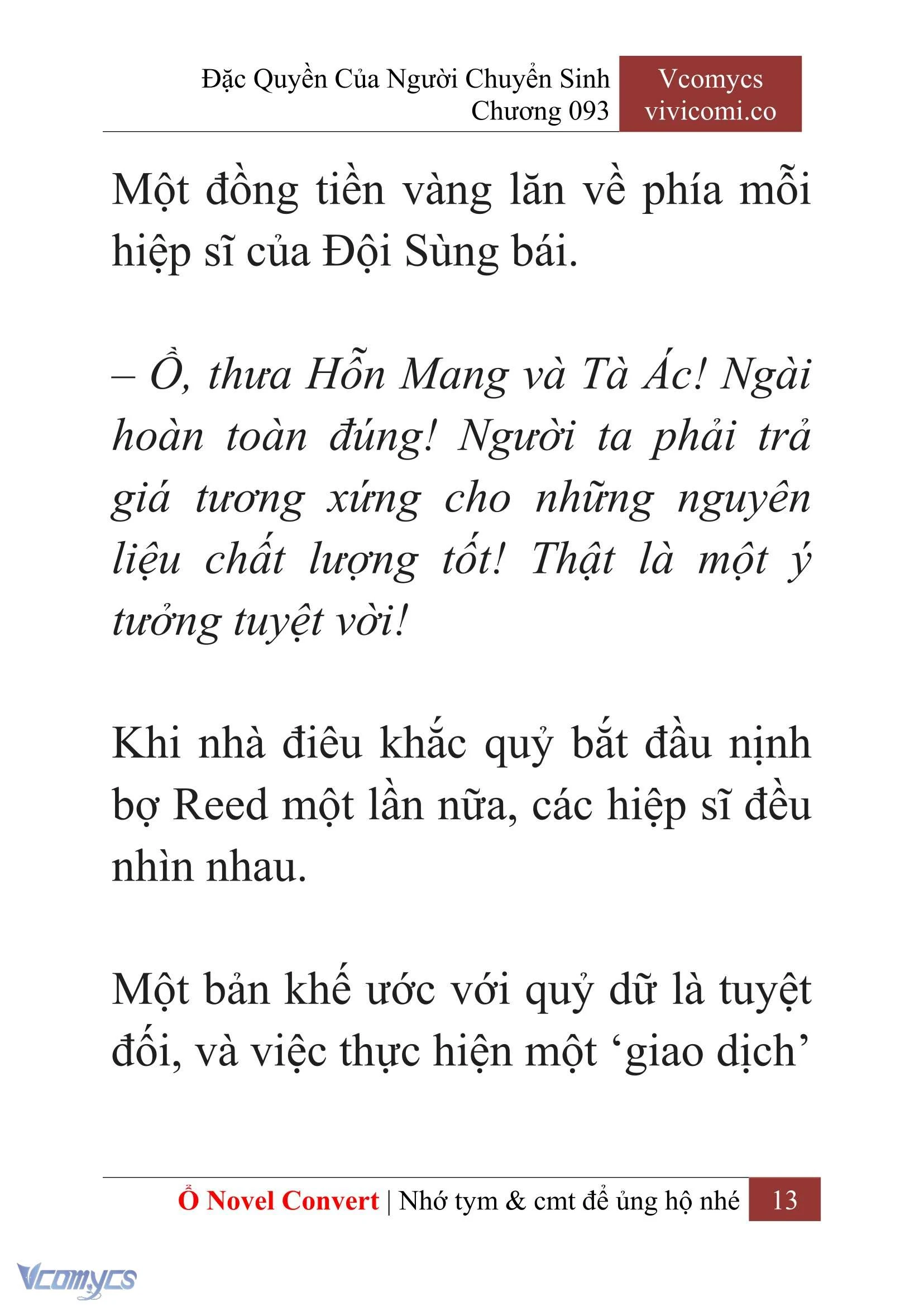 [Novel] Đặc Quyền Của Người Chuyển Sinh Chapter  93 - 15
