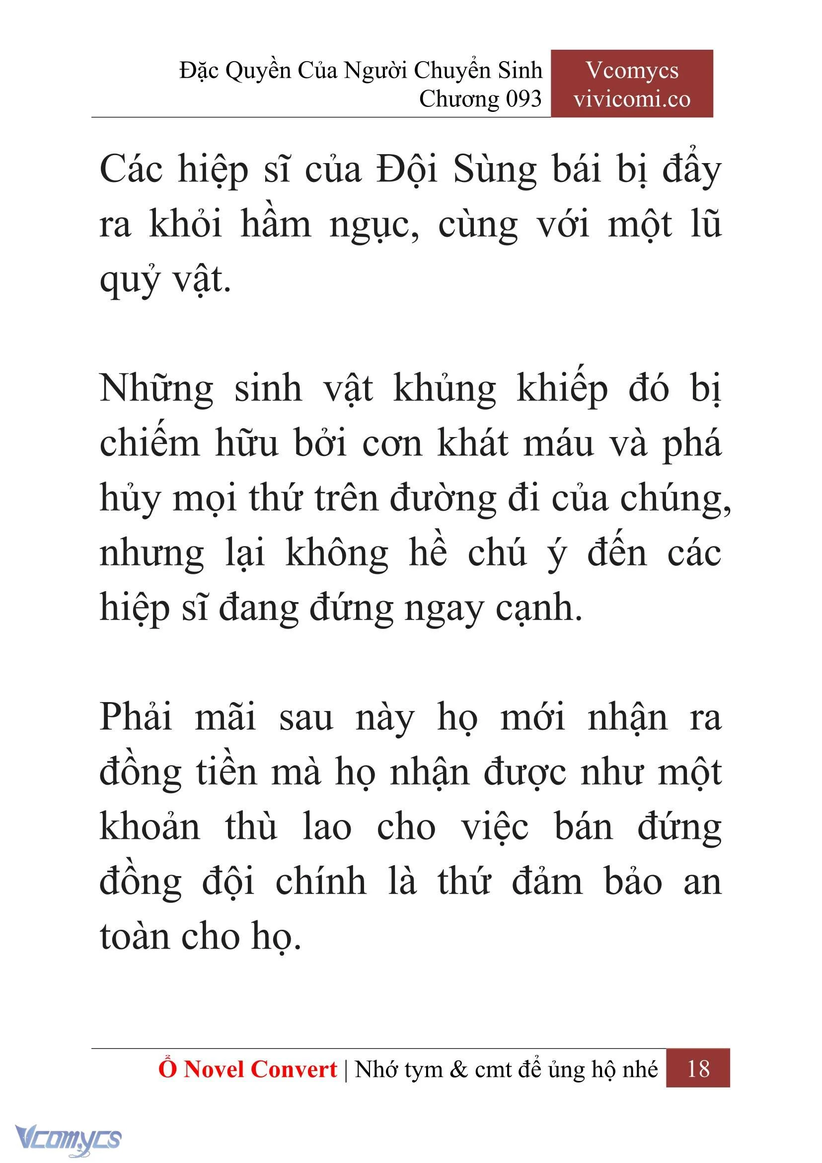 [Novel] Đặc Quyền Của Người Chuyển Sinh Chapter  93 - 20