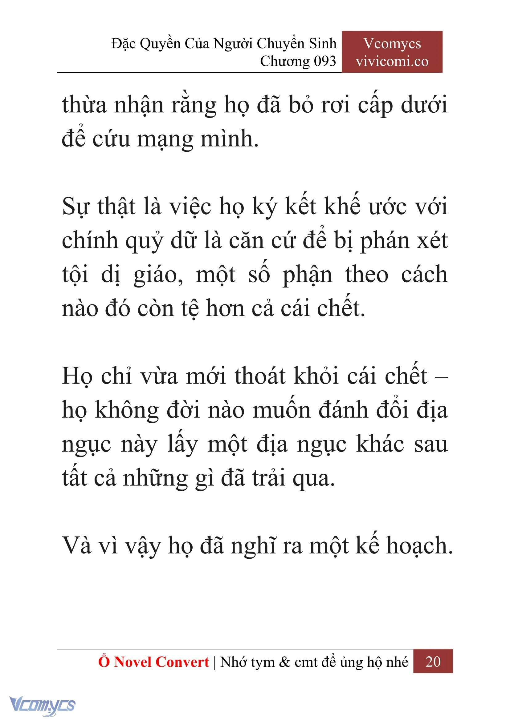 [Novel] Đặc Quyền Của Người Chuyển Sinh Chapter  93 - 22