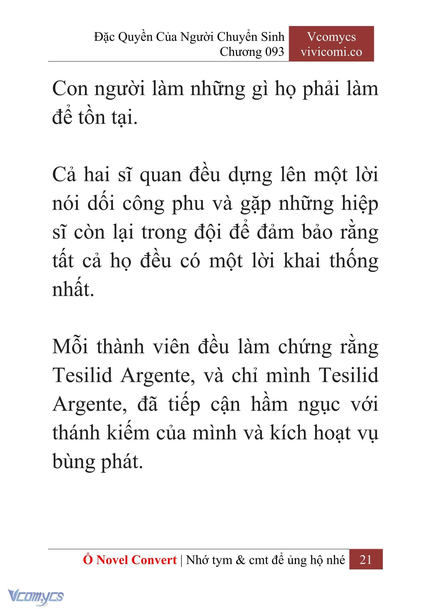 [Novel] Đặc Quyền Của Người Chuyển Sinh Chapter  93 - 23