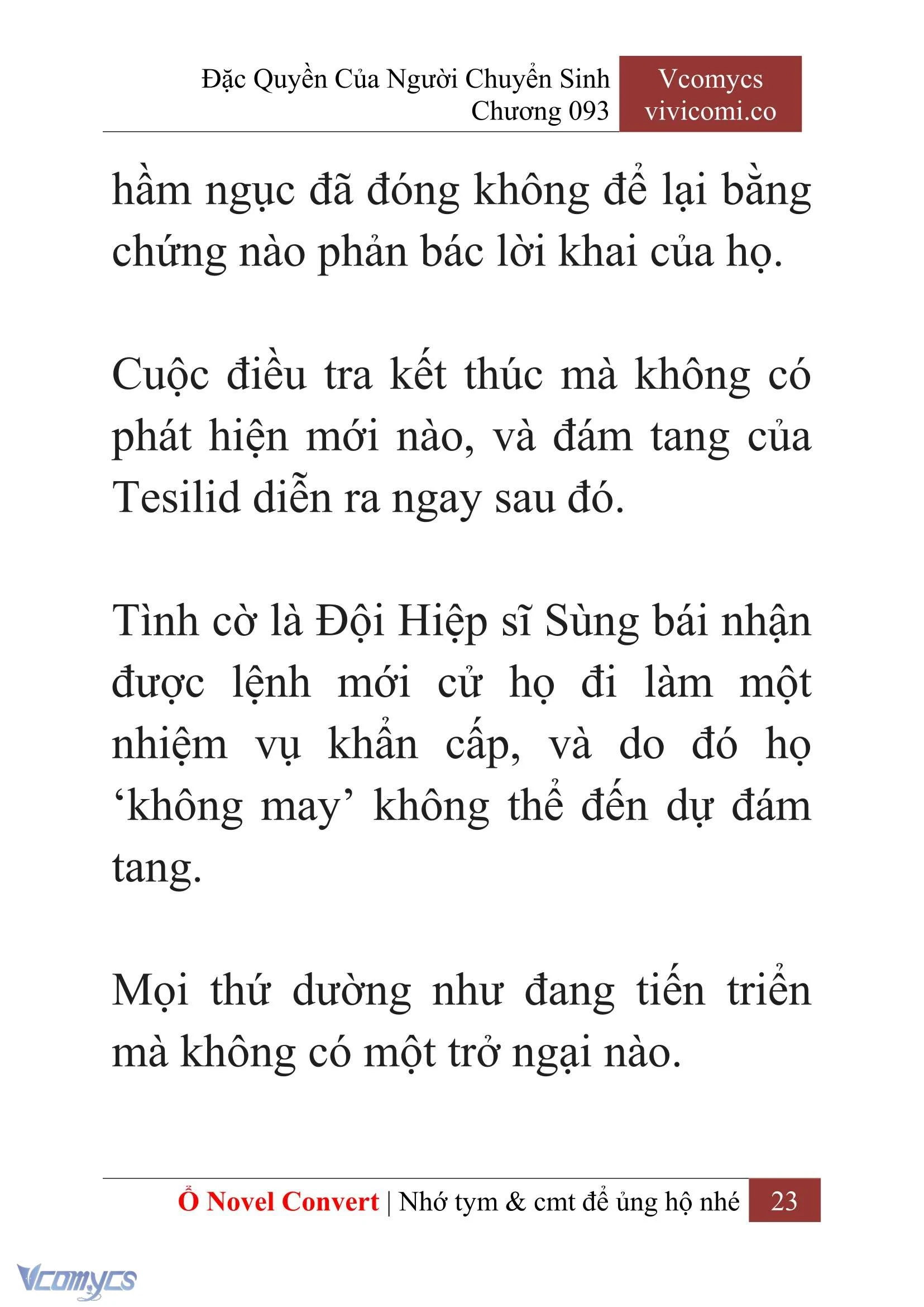 [Novel] Đặc Quyền Của Người Chuyển Sinh Chapter  93 - 25