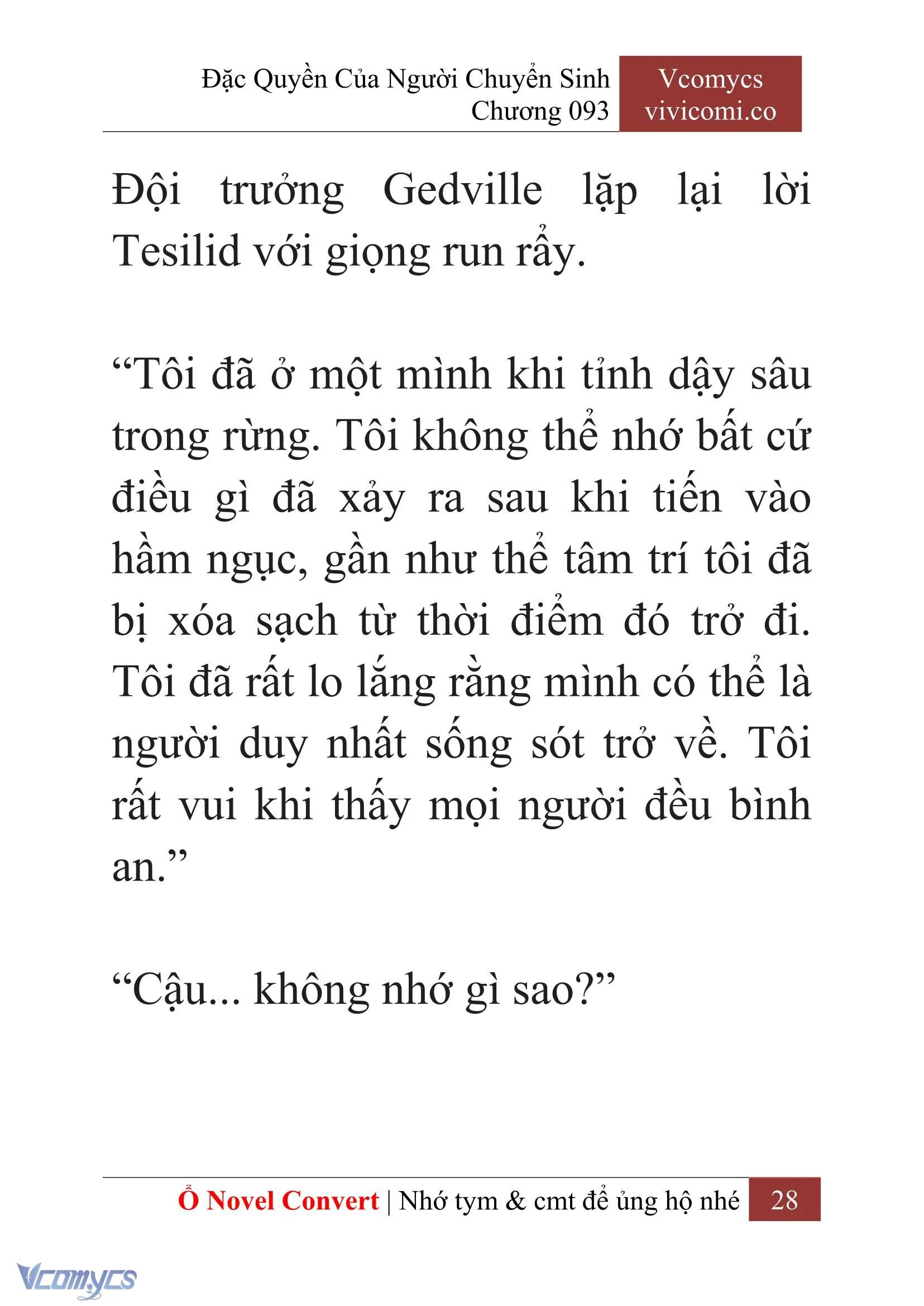 [Novel] Đặc Quyền Của Người Chuyển Sinh Chapter  93 - 30