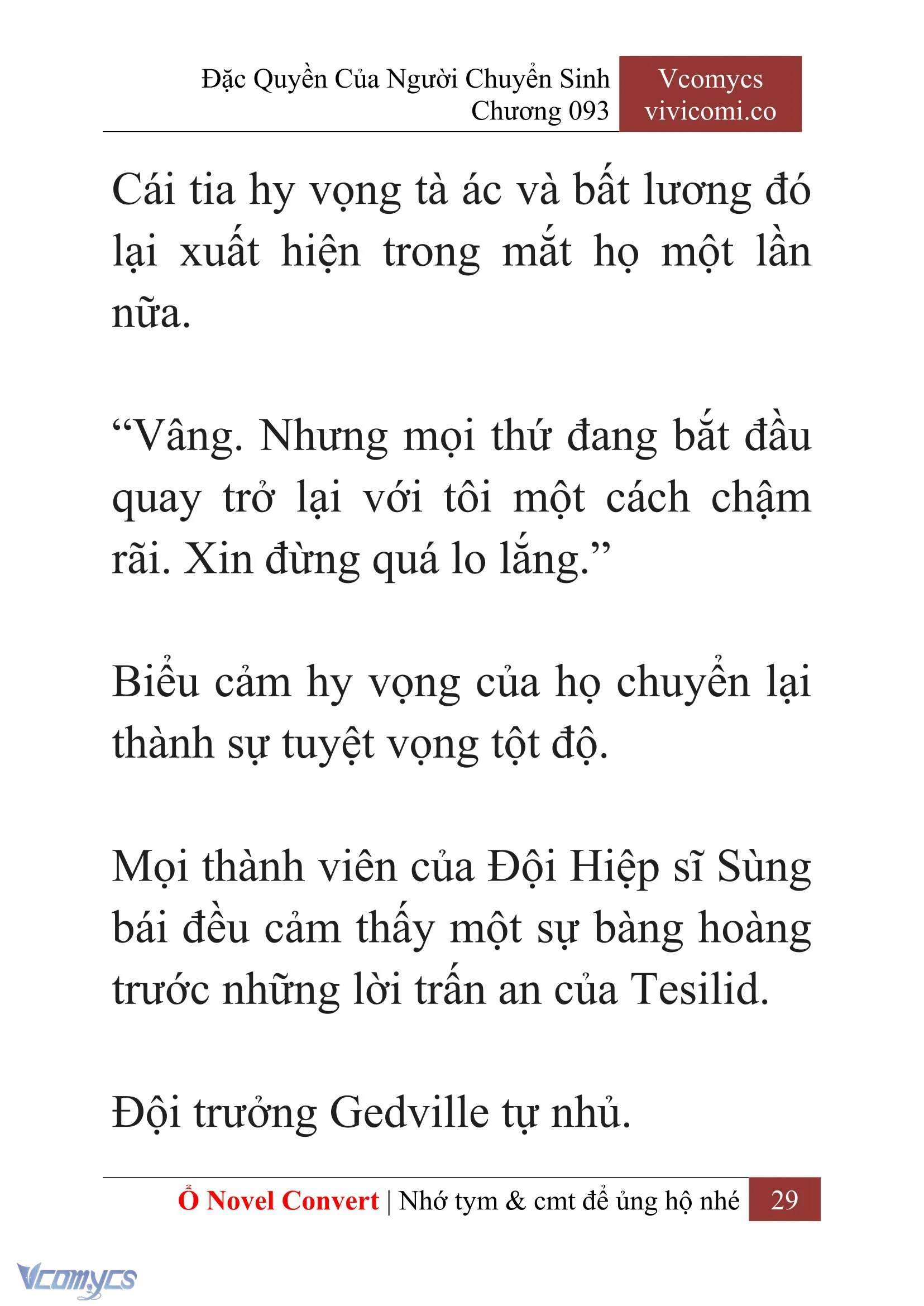 [Novel] Đặc Quyền Của Người Chuyển Sinh Chapter  93 - 31
