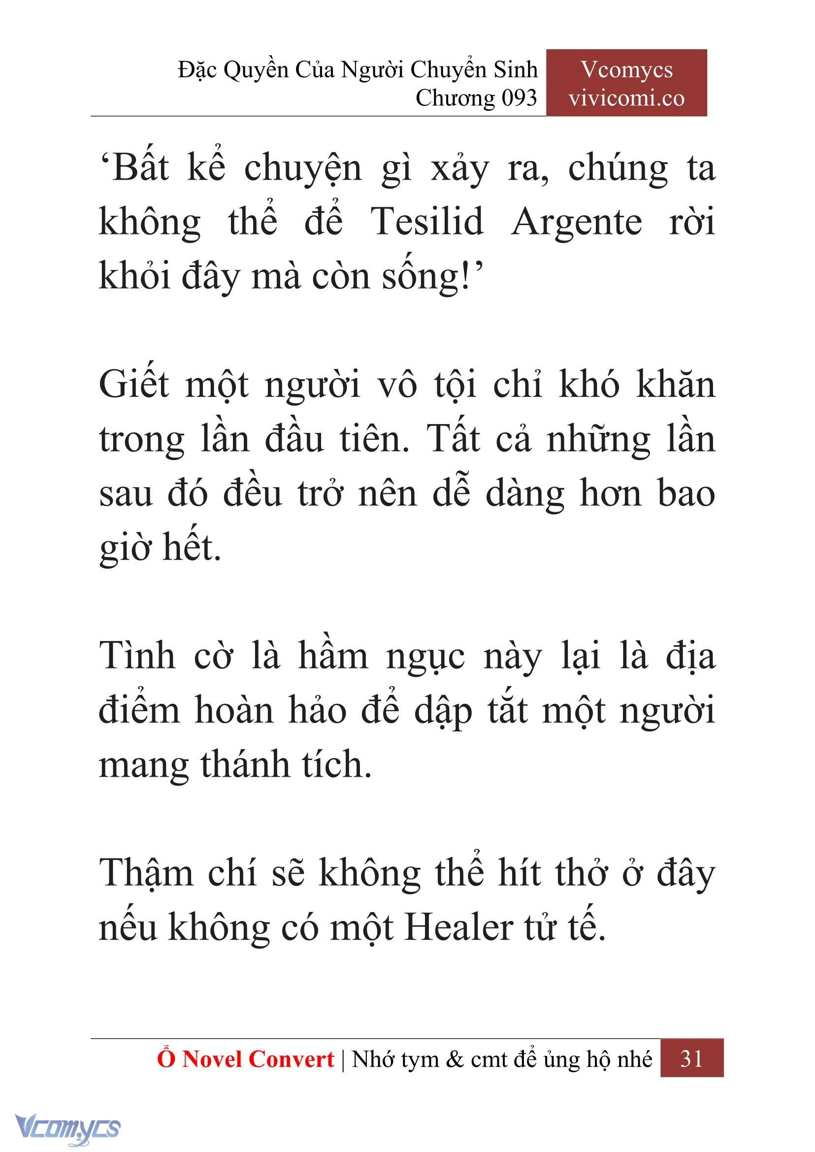 [Novel] Đặc Quyền Của Người Chuyển Sinh Chapter  93 - 33