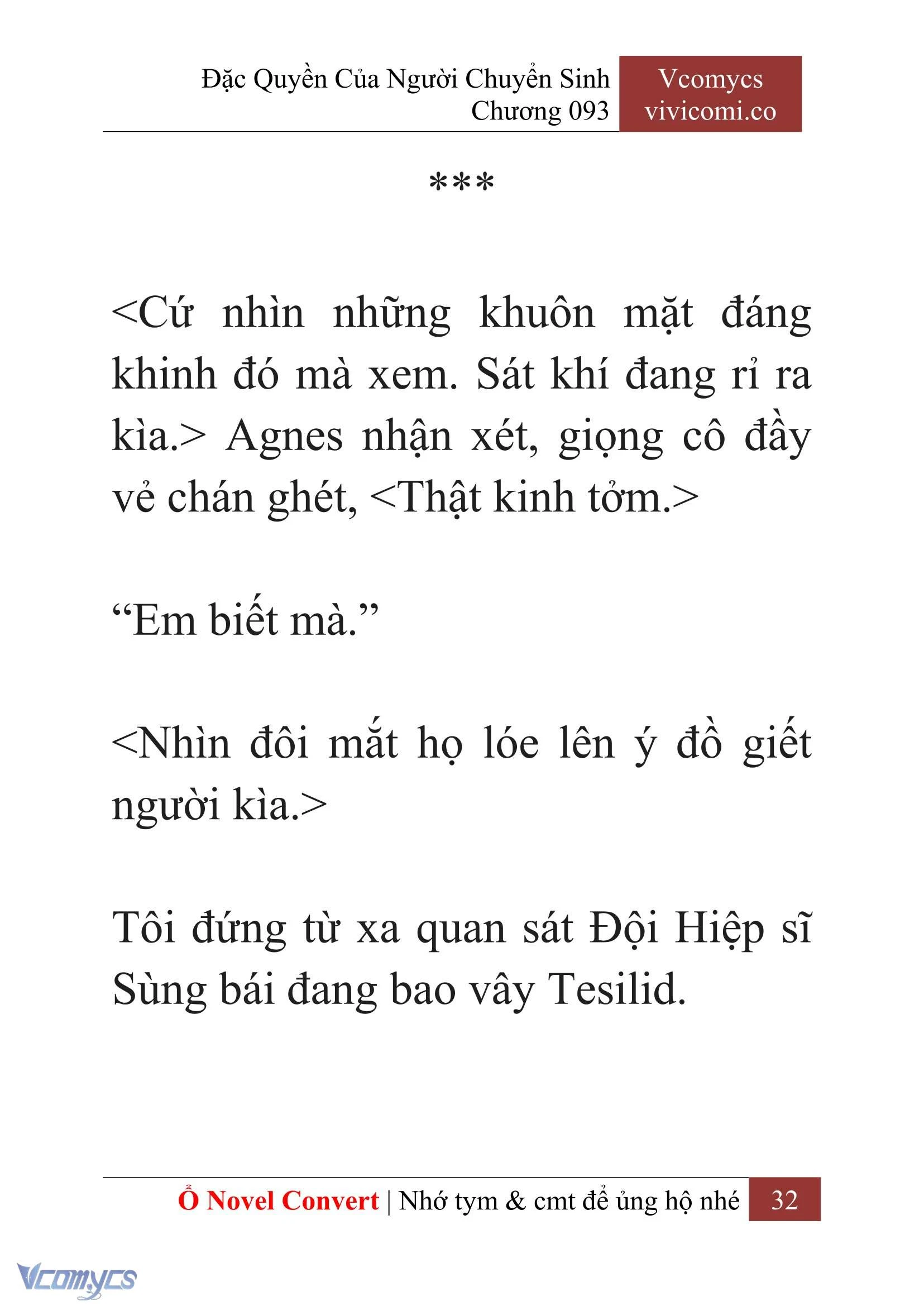 [Novel] Đặc Quyền Của Người Chuyển Sinh Chapter  93 - 34