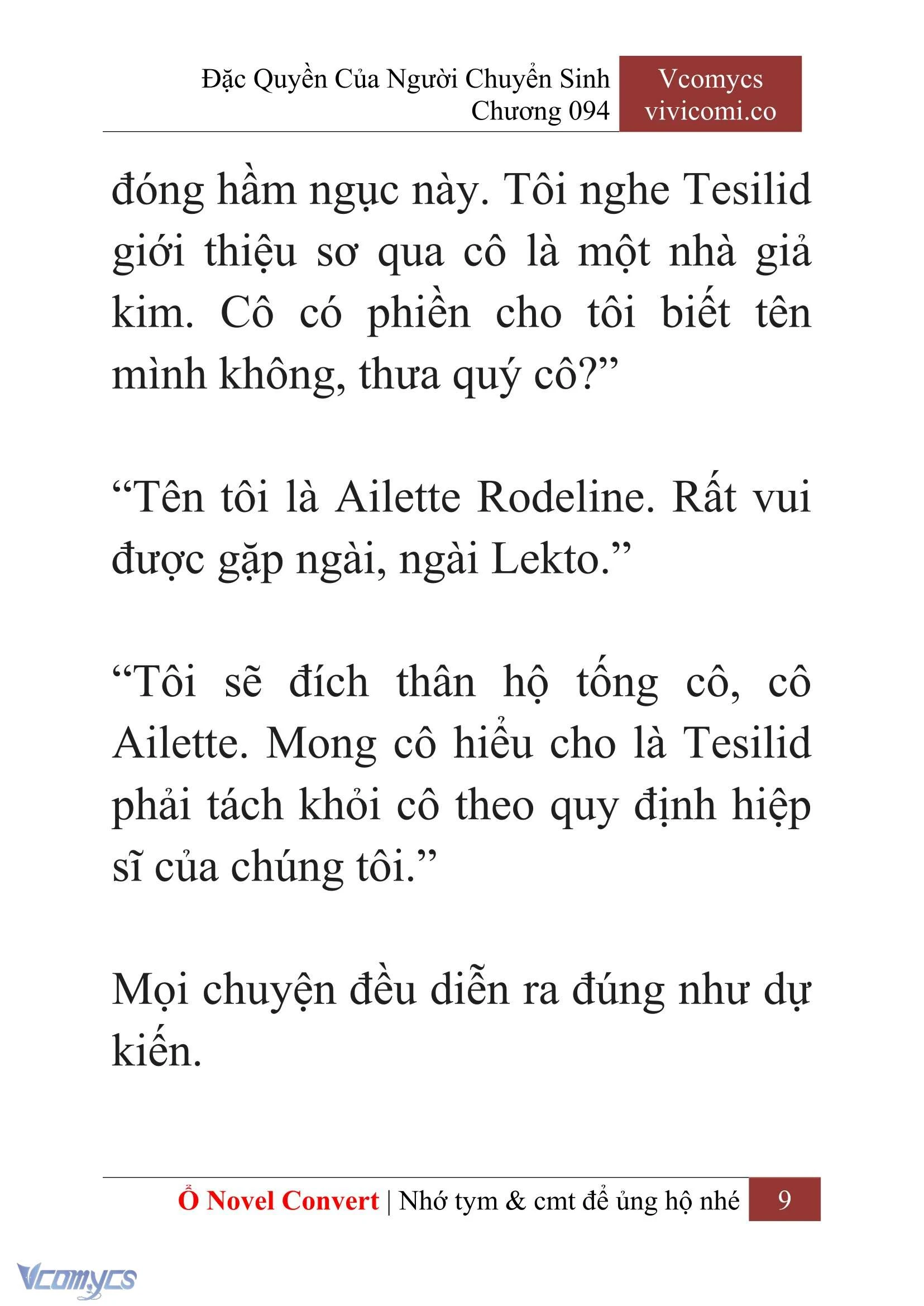 [Novel] Đặc Quyền Của Người Chuyển Sinh Chapter  94 - 11