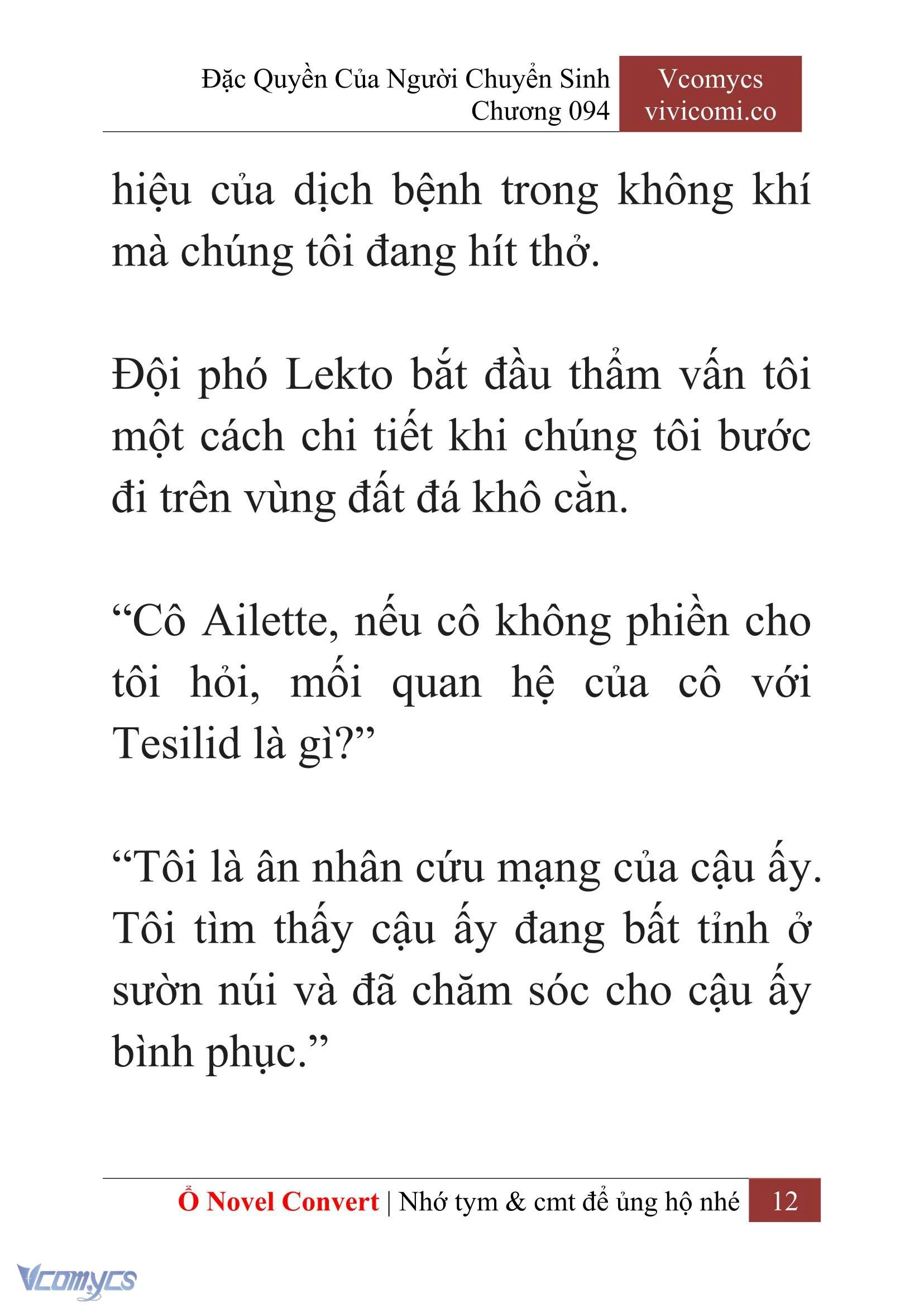 [Novel] Đặc Quyền Của Người Chuyển Sinh Chapter  94 - 14