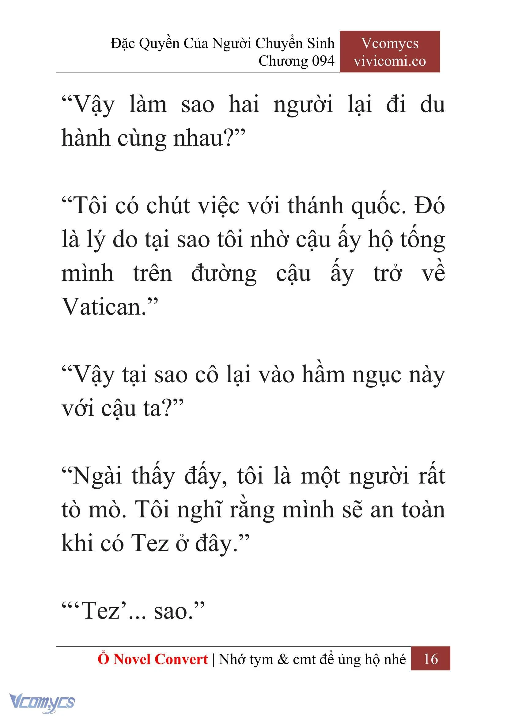 [Novel] Đặc Quyền Của Người Chuyển Sinh Chapter  94 - 18