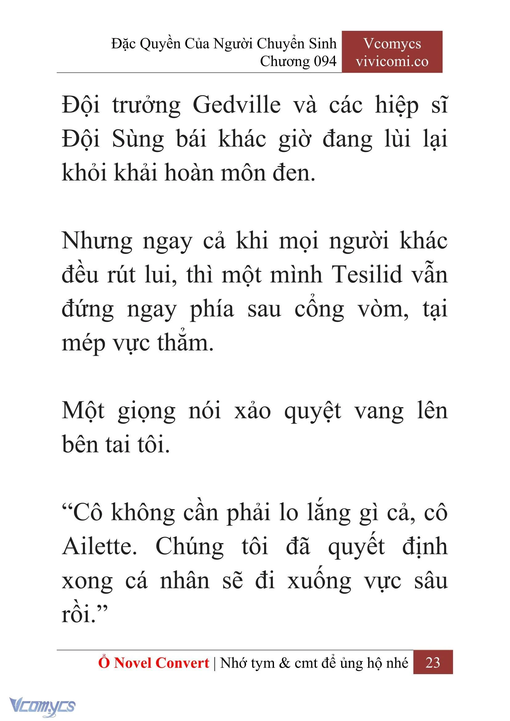 [Novel] Đặc Quyền Của Người Chuyển Sinh Chapter  94 - 25