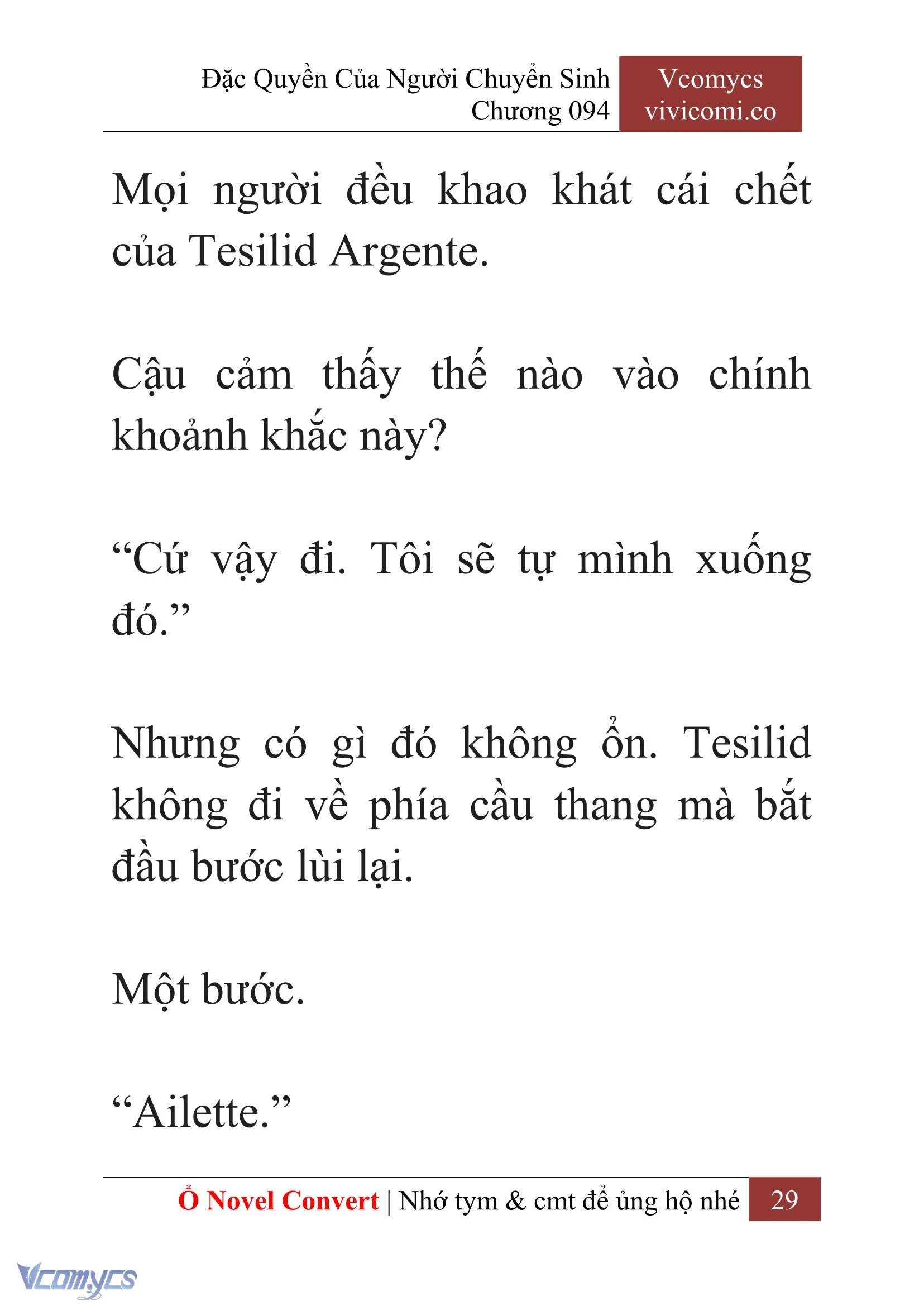 [Novel] Đặc Quyền Của Người Chuyển Sinh Chapter  94 - 31