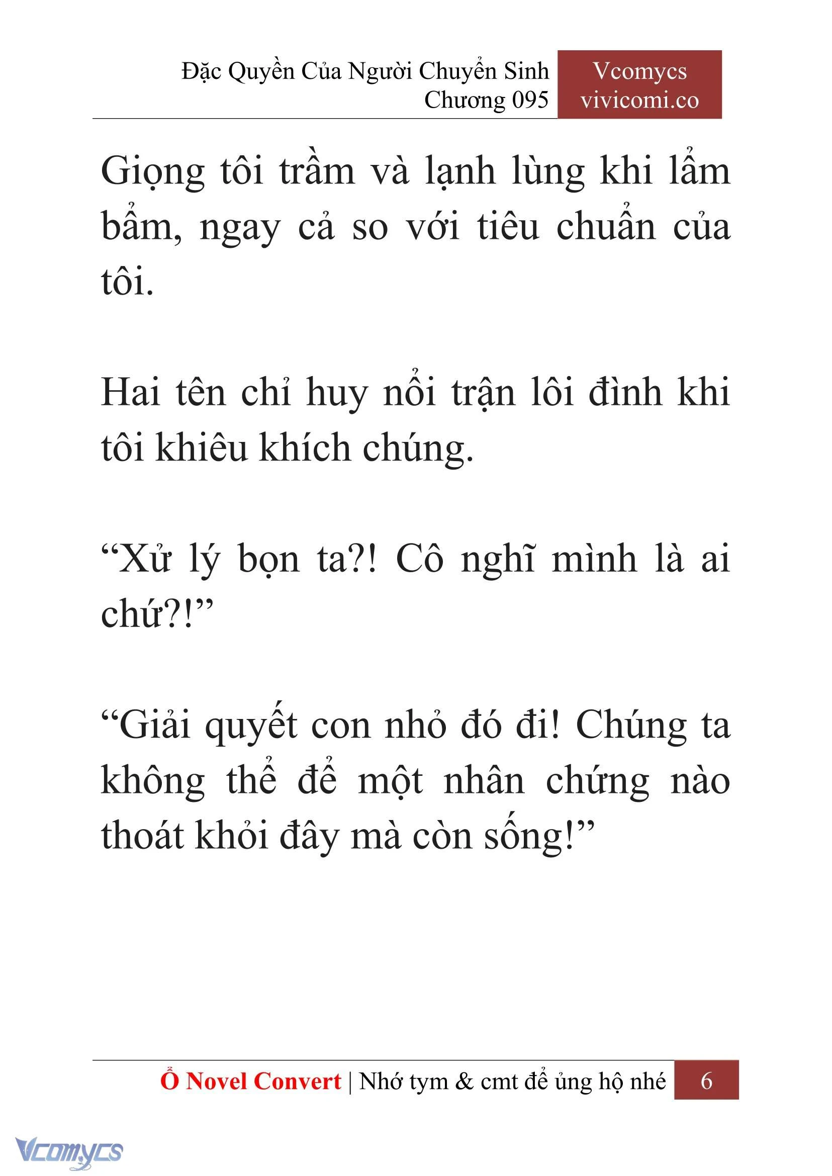 [Novel] Đặc Quyền Của Người Chuyển Sinh Chapter  95 - 8
