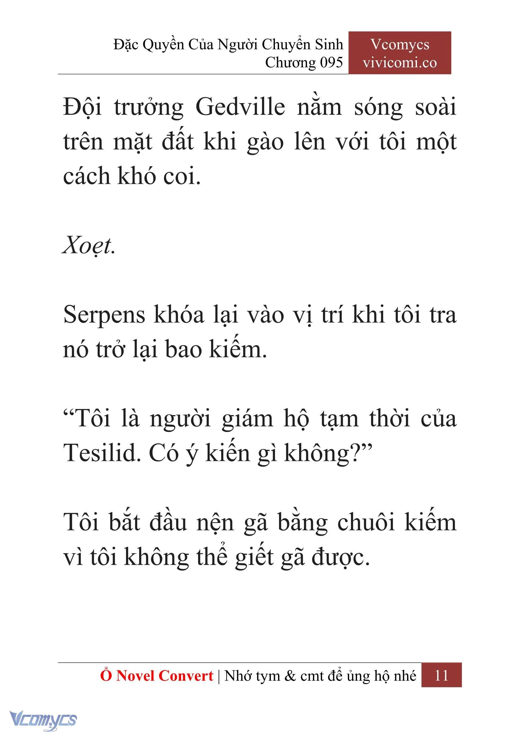 [Novel] Đặc Quyền Của Người Chuyển Sinh Chapter  95 - 13
